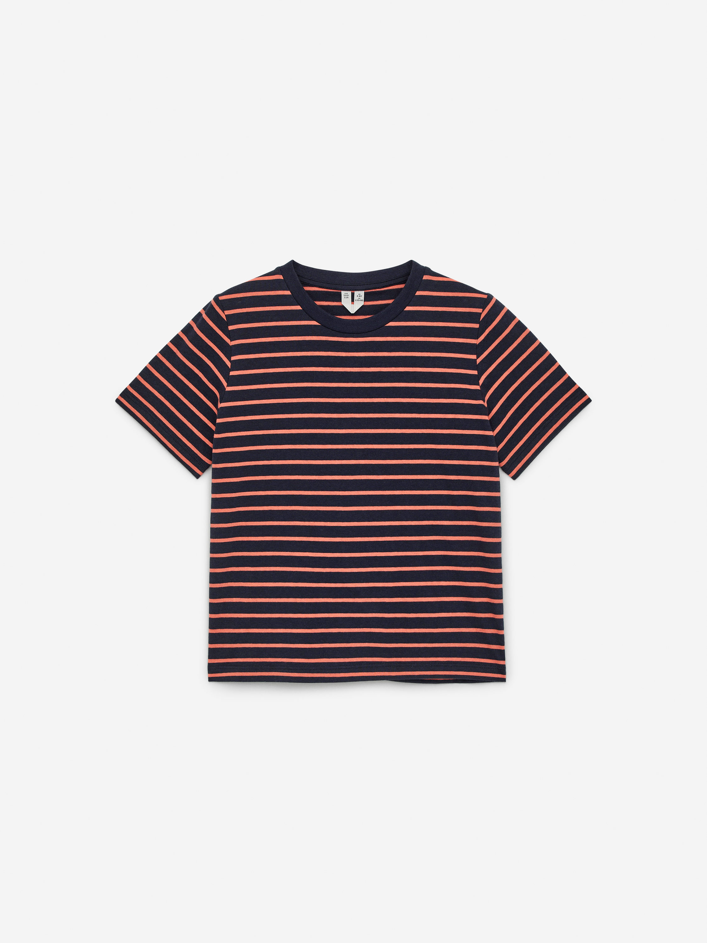 Stripe T-Shirt – Orange/Dark Blue – Children – ARKET WW