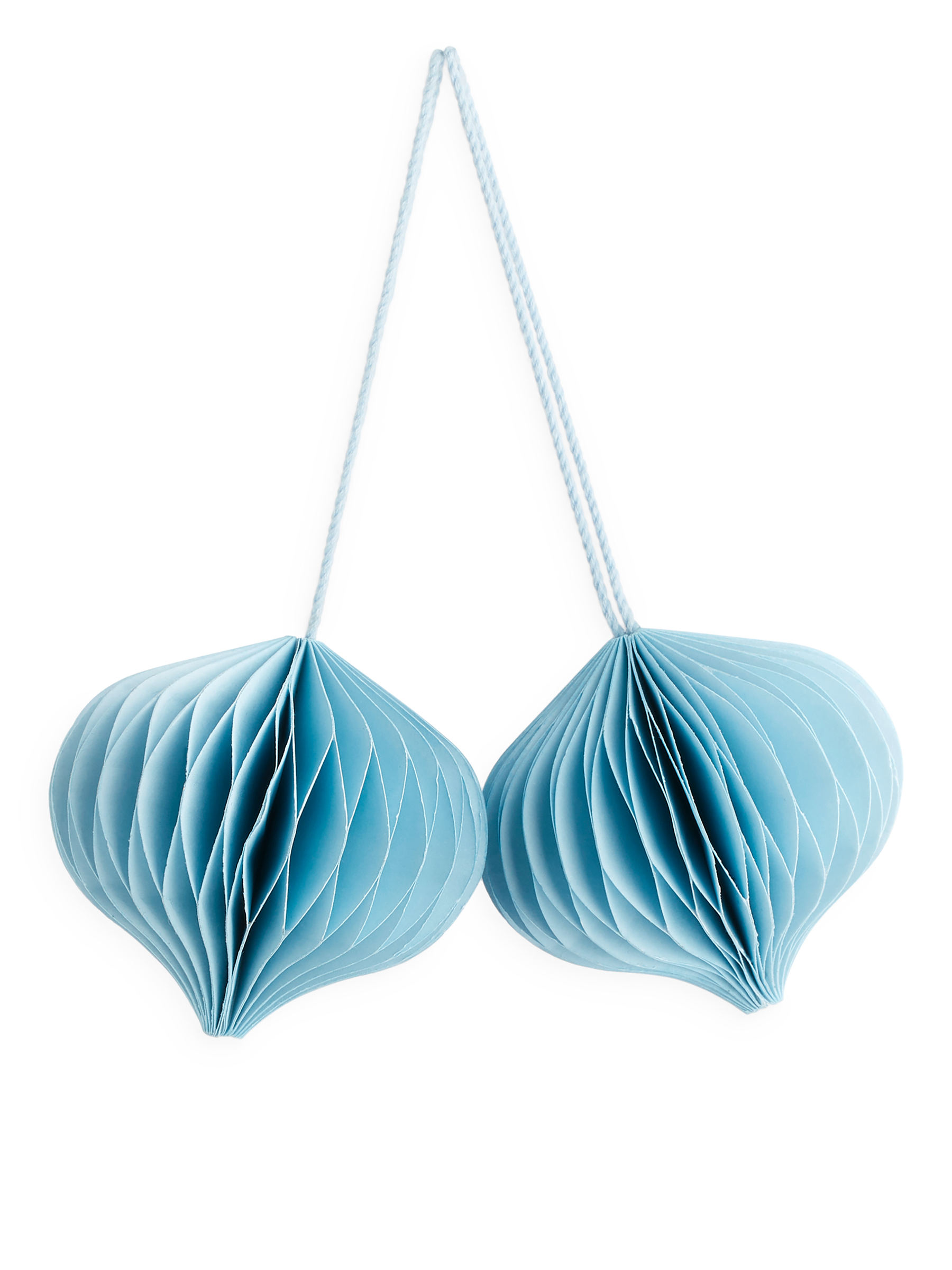 Honeycomb dekoration, 2-pack - Ljusblå - Homeware - StillMedia/DescriptiveStillLife - 1