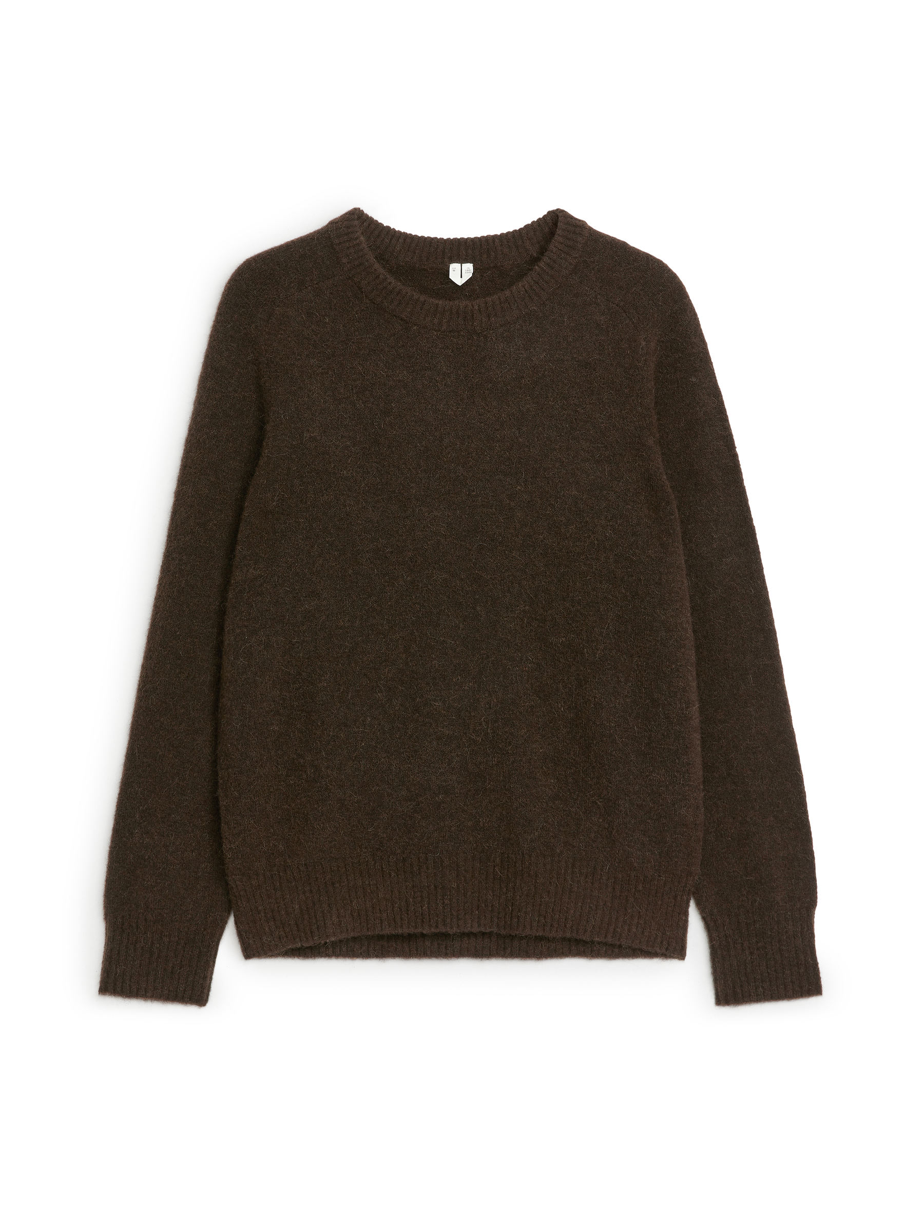 Suéter en mezcla de alpaca y lana merino-#3B312B-10477