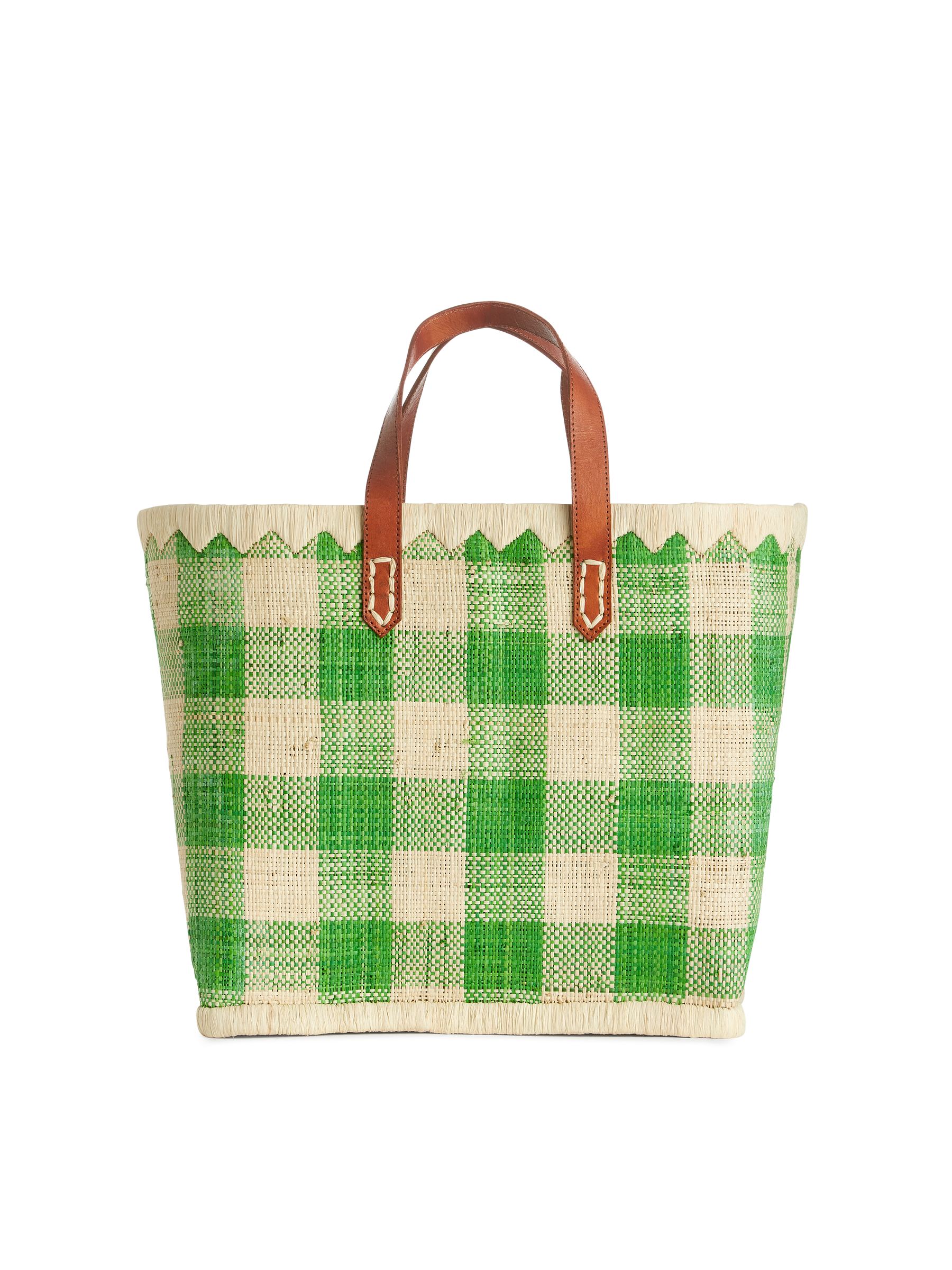 A World of Craft Small Raffia Bag - Green/Beige - Women - StillMedia/DescriptiveStillLife - 1