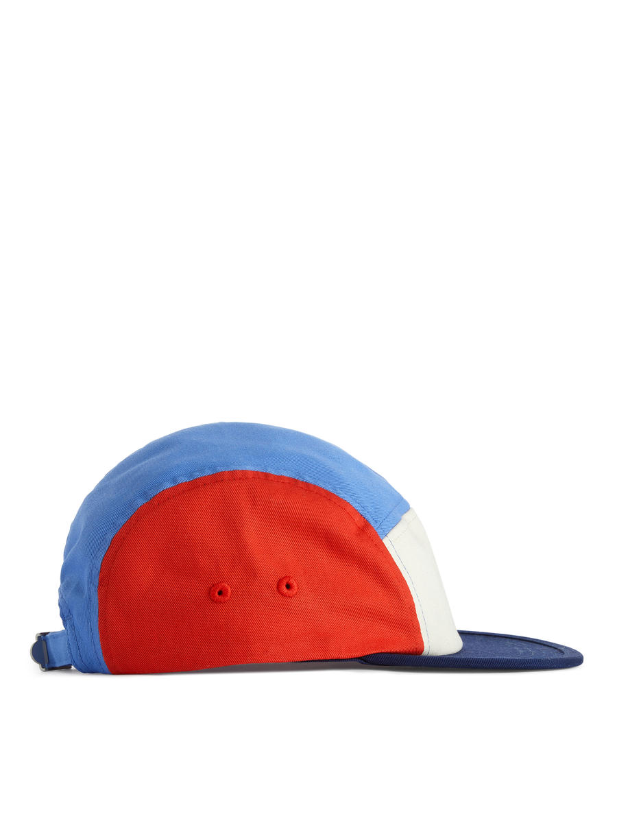 Colour Block Cap-Blue-918