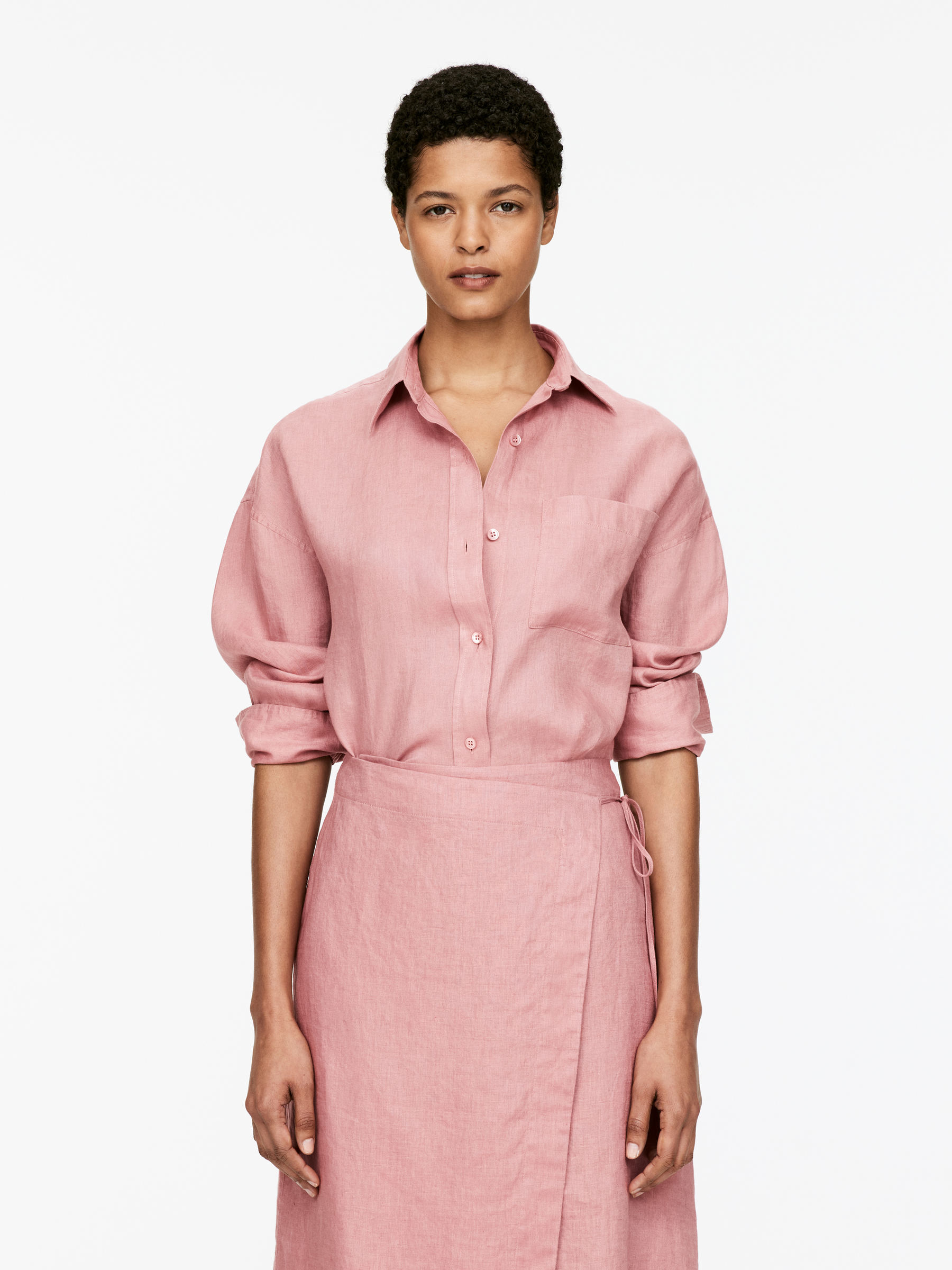 Chemise en lin-#A47E7E-15784