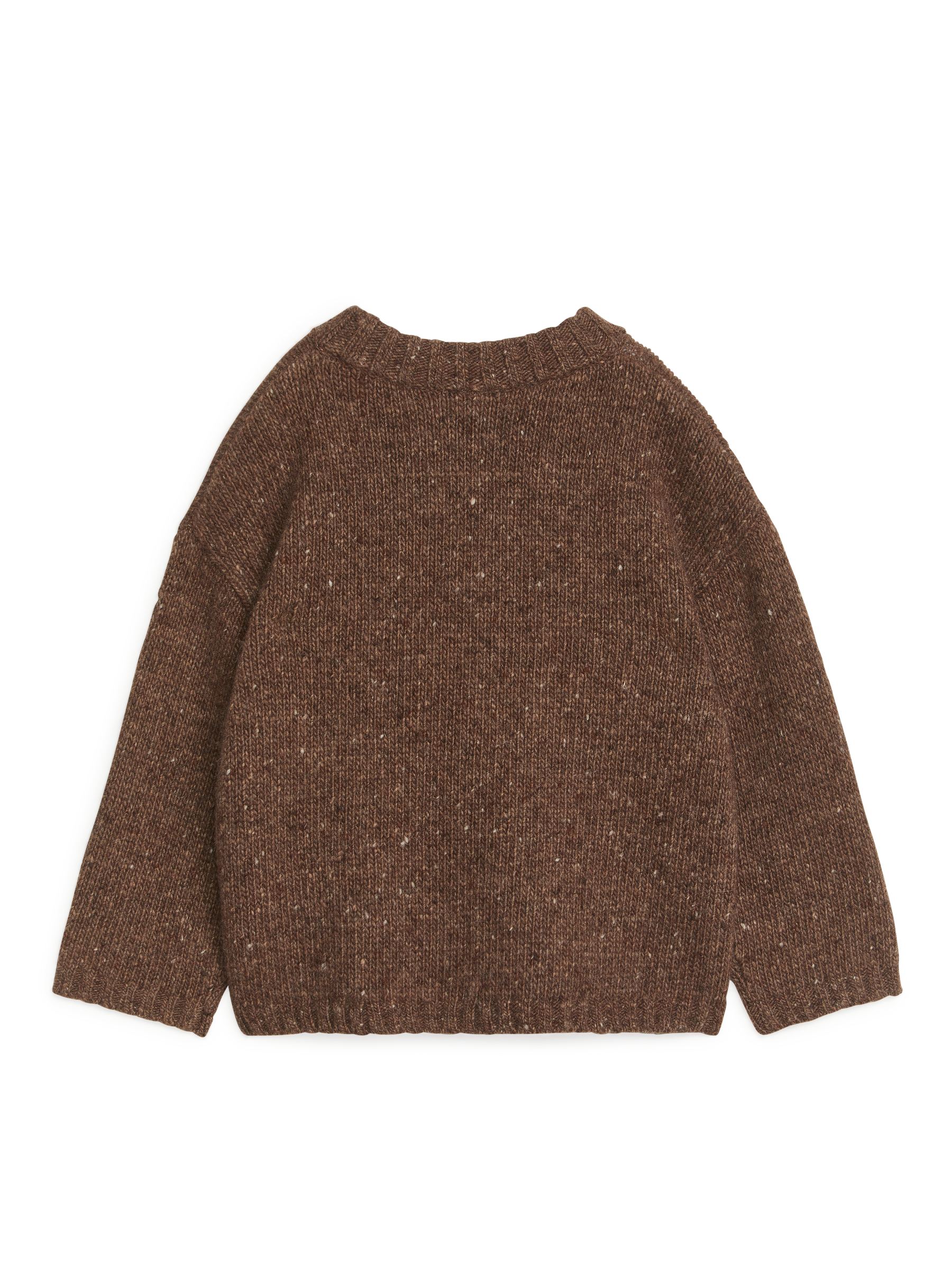 Tröja i ullblandning - Brun - Regular fit - Children - StillMedia/DescriptiveStillLife - 2