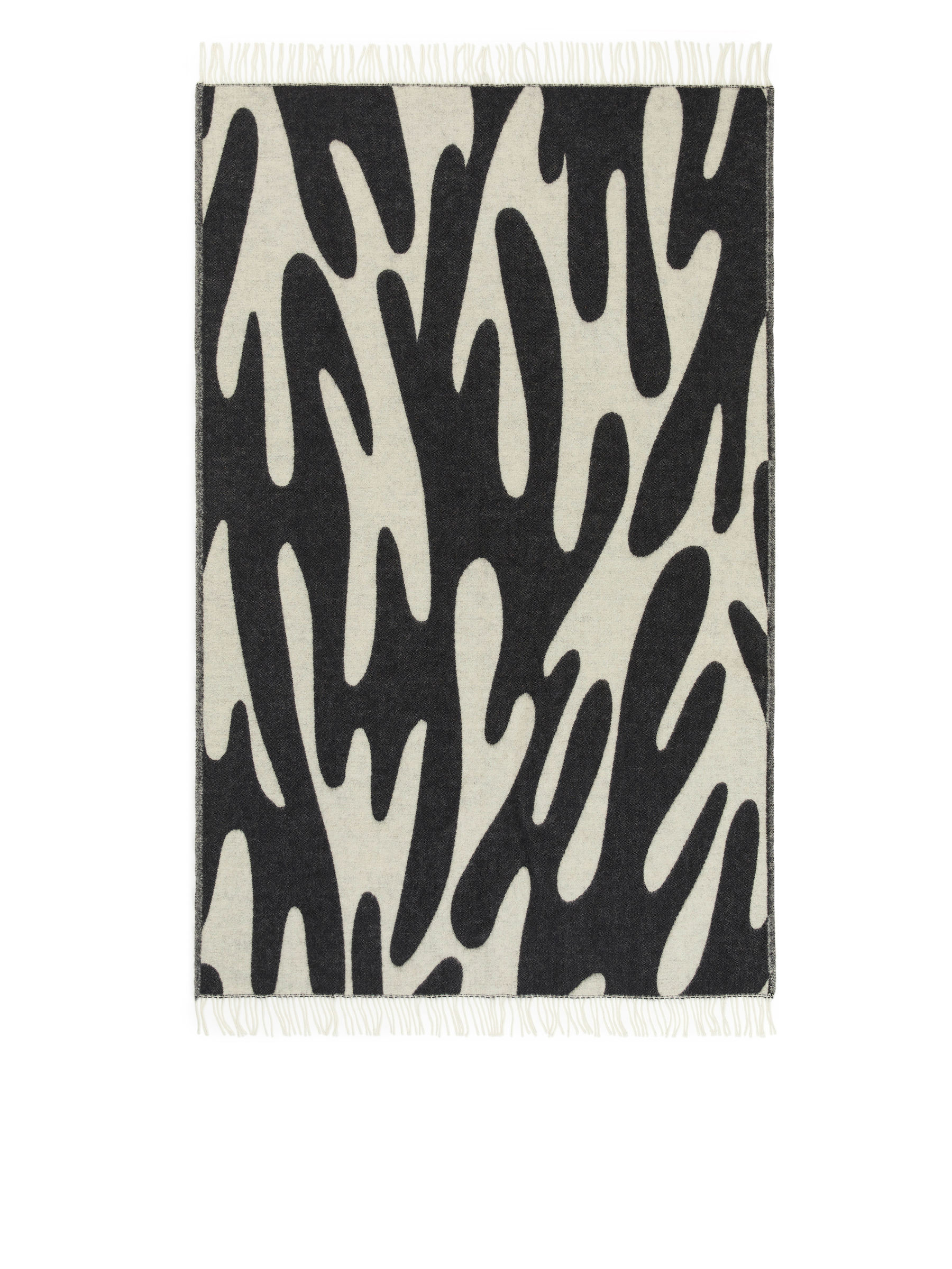 Manta de lana Klippan - Blanco/negro - Homeware - StillMedia/DescriptiveStillLife - 1