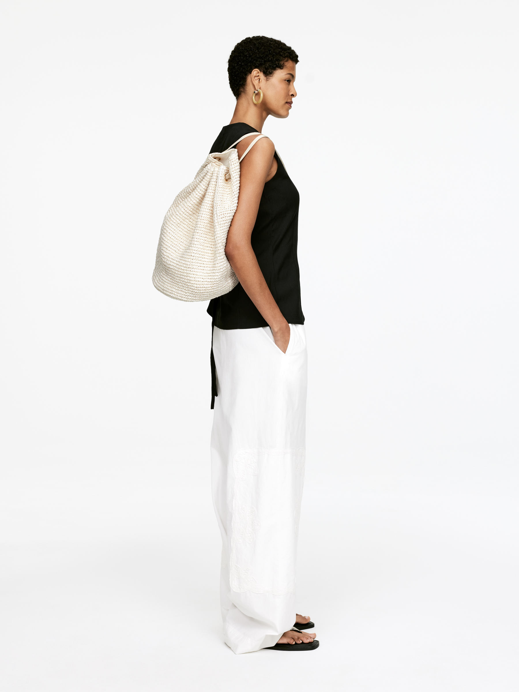 Straw Bag - White - Women - StillMedia/Lookbook - 6