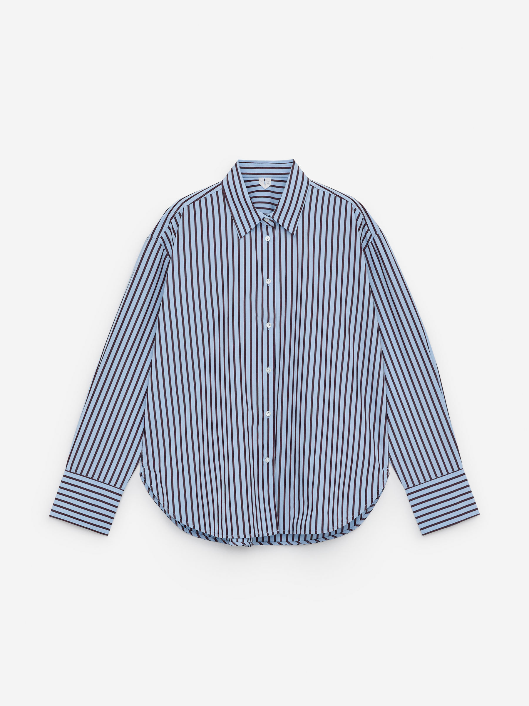 Cotton Poplin Shirt-#A3BBE0-16054