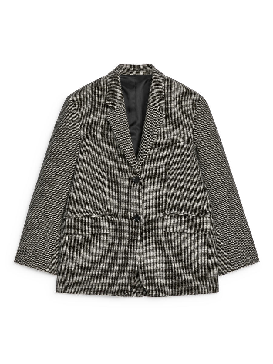 Einreihiger Blazer-#5F6168-13329