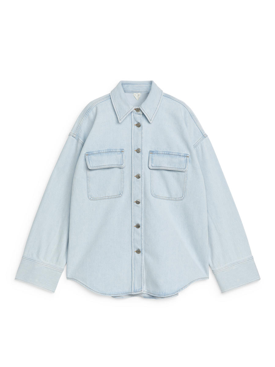 Denim Shirt - Light Blue - Loose fit - Women - 1224887001