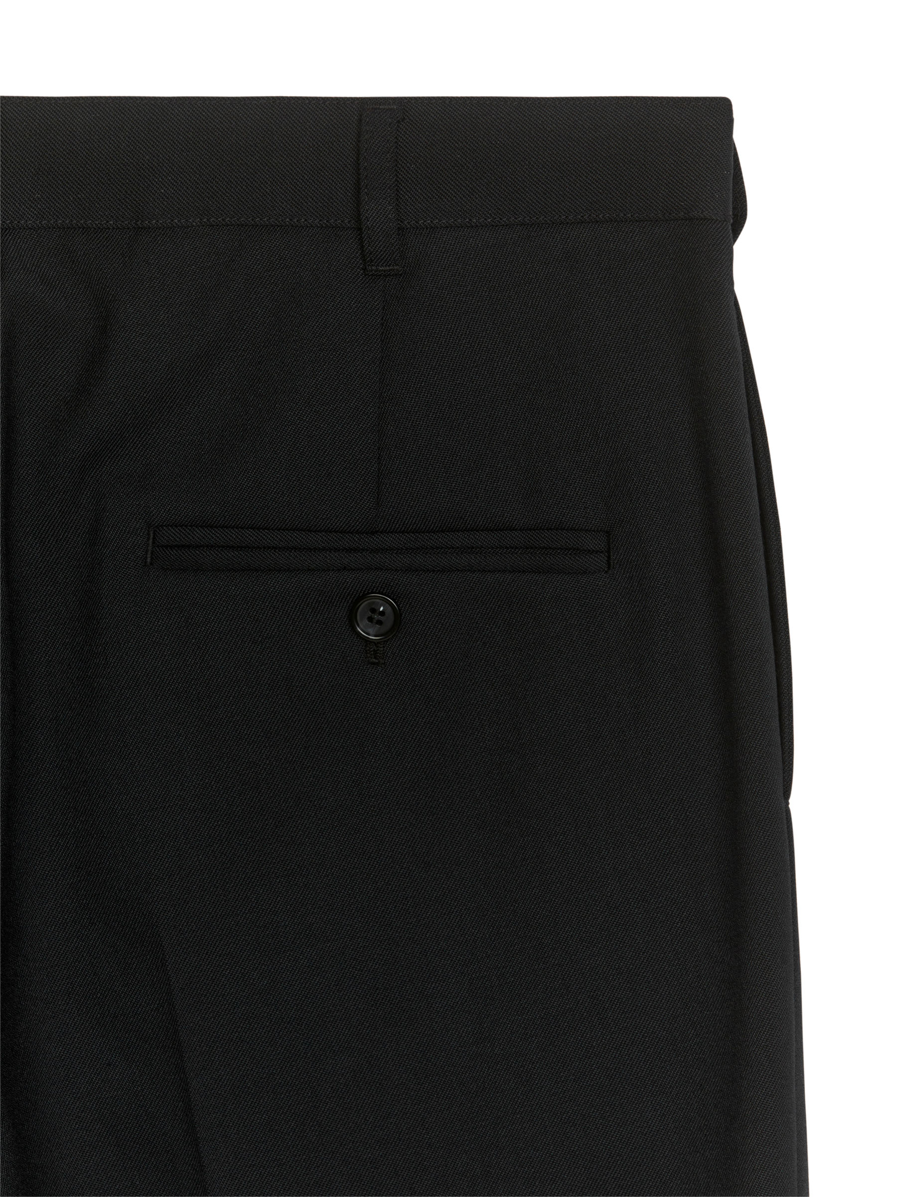 Pantalones wide de lana - Negro - Corte estándar - Men - StillMedia/DescriptiveDetail - 1