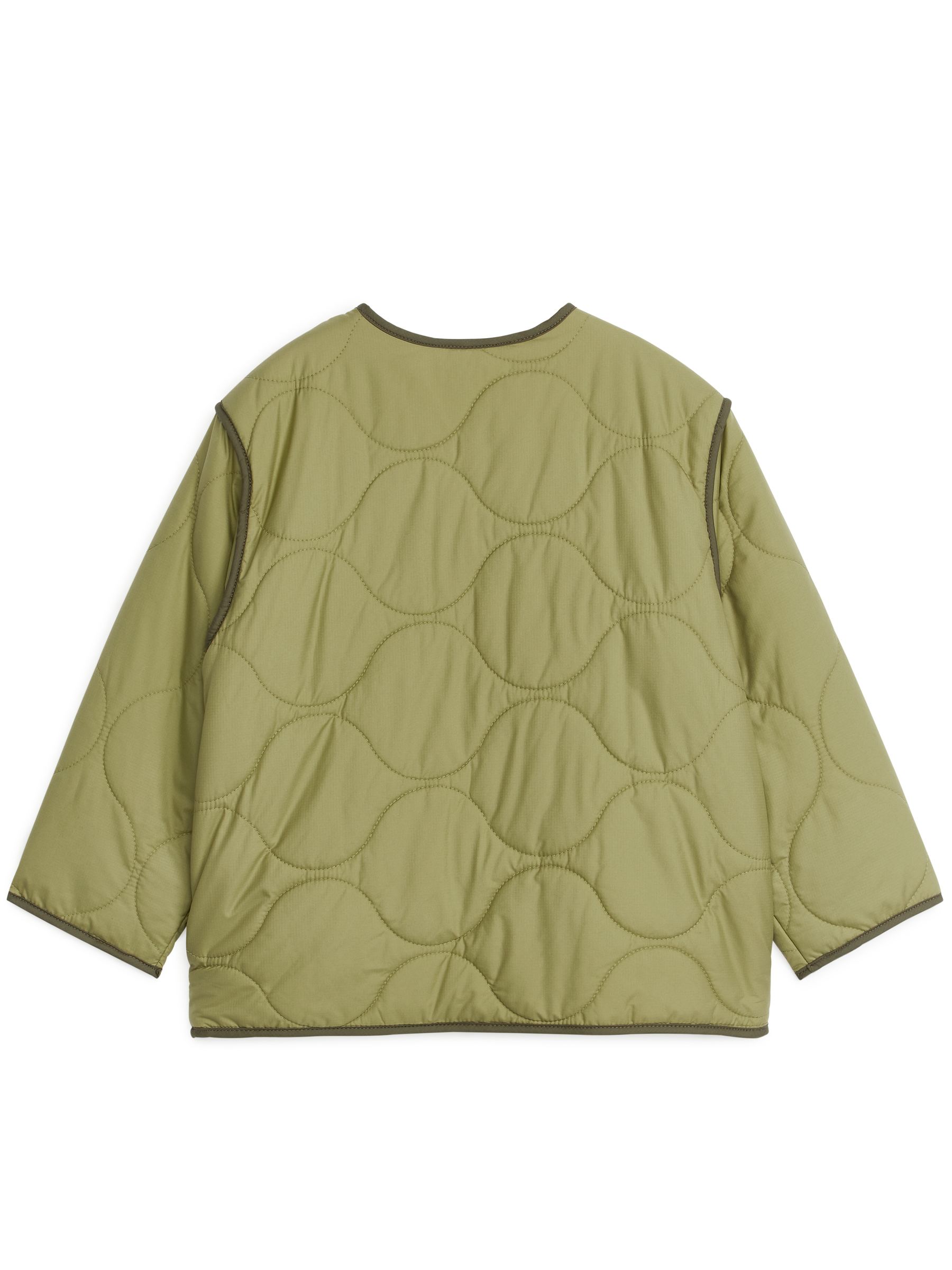 Quilted Jacket - Green - Regular fit - Children - StillMedia/DescriptiveStillLife - 1