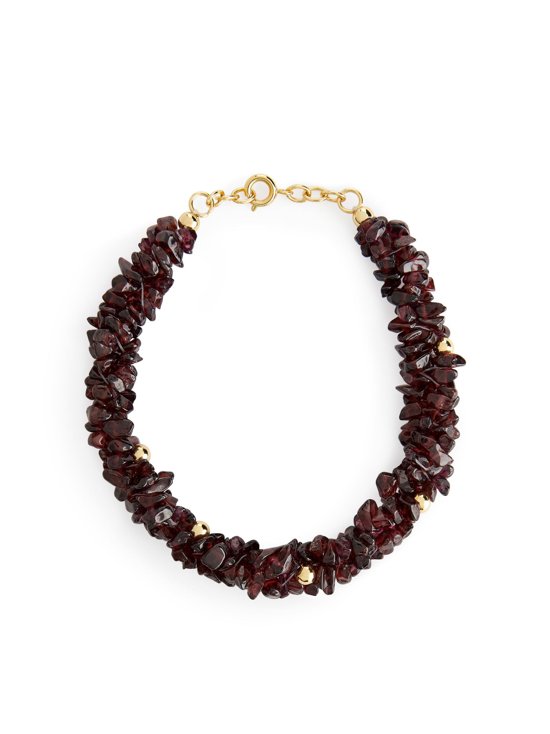 Armband mit Edelsteinen - Rot/Gold - Damen - StillMedia/DescriptiveStillLife - 1