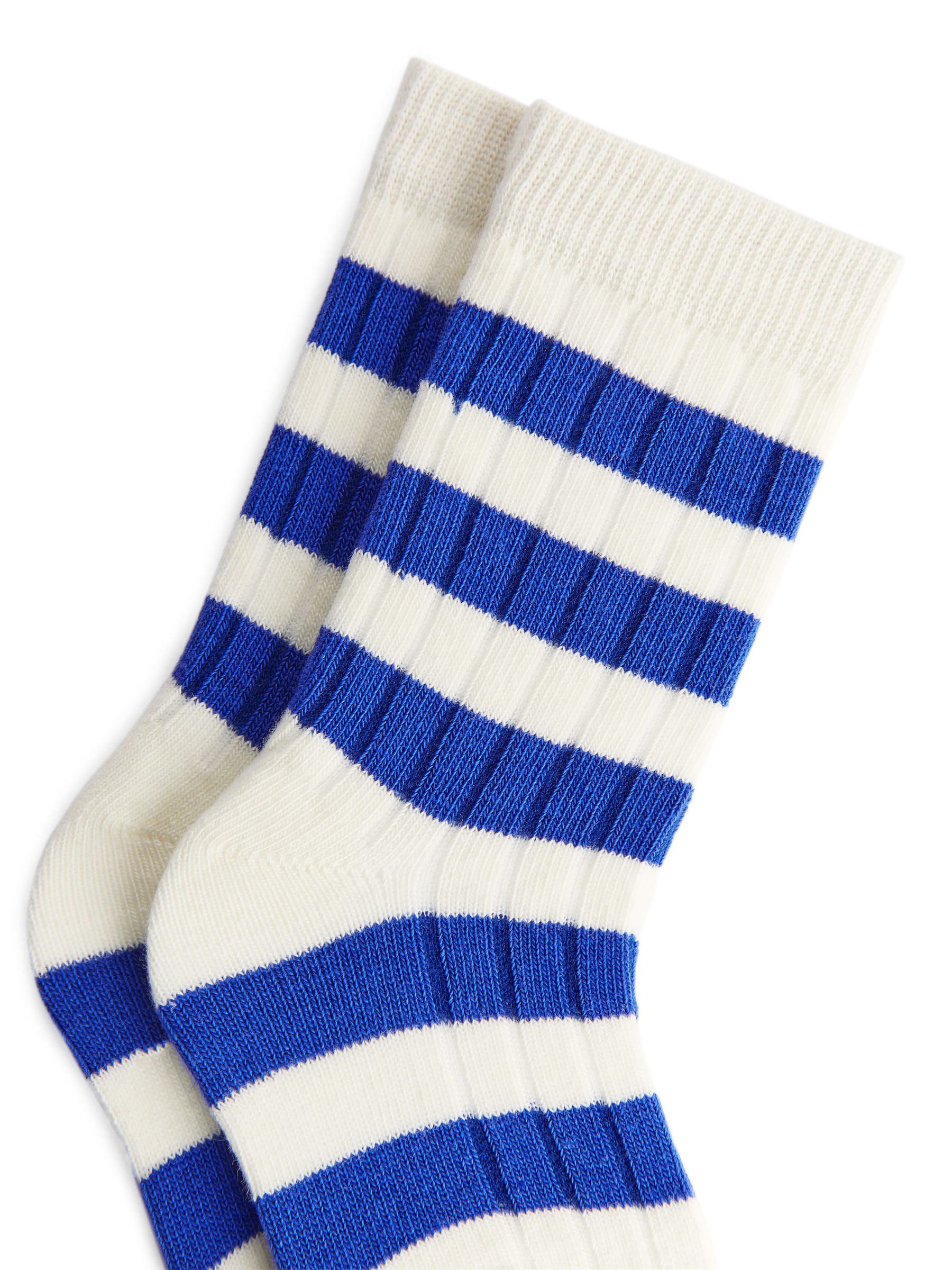 Calcetines para bebé de canalé - Blanco/azul - Children - StillMedia/DescriptiveDetail - 1