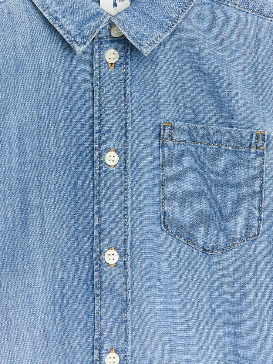 Denim Shirt-#90B0D6-2949