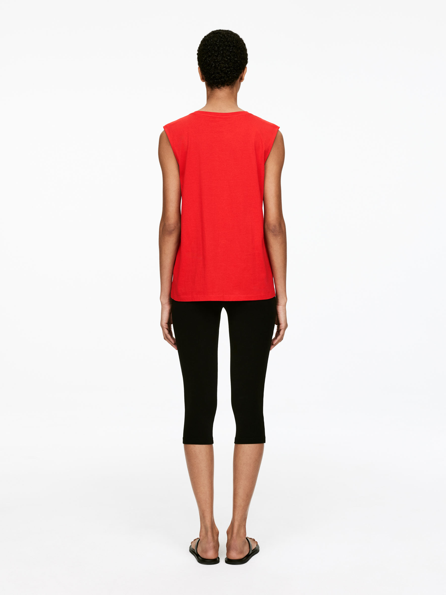 Loose Fit Tank Top - Red - Loose fit - Women - StillMedia/Lookbook - 3