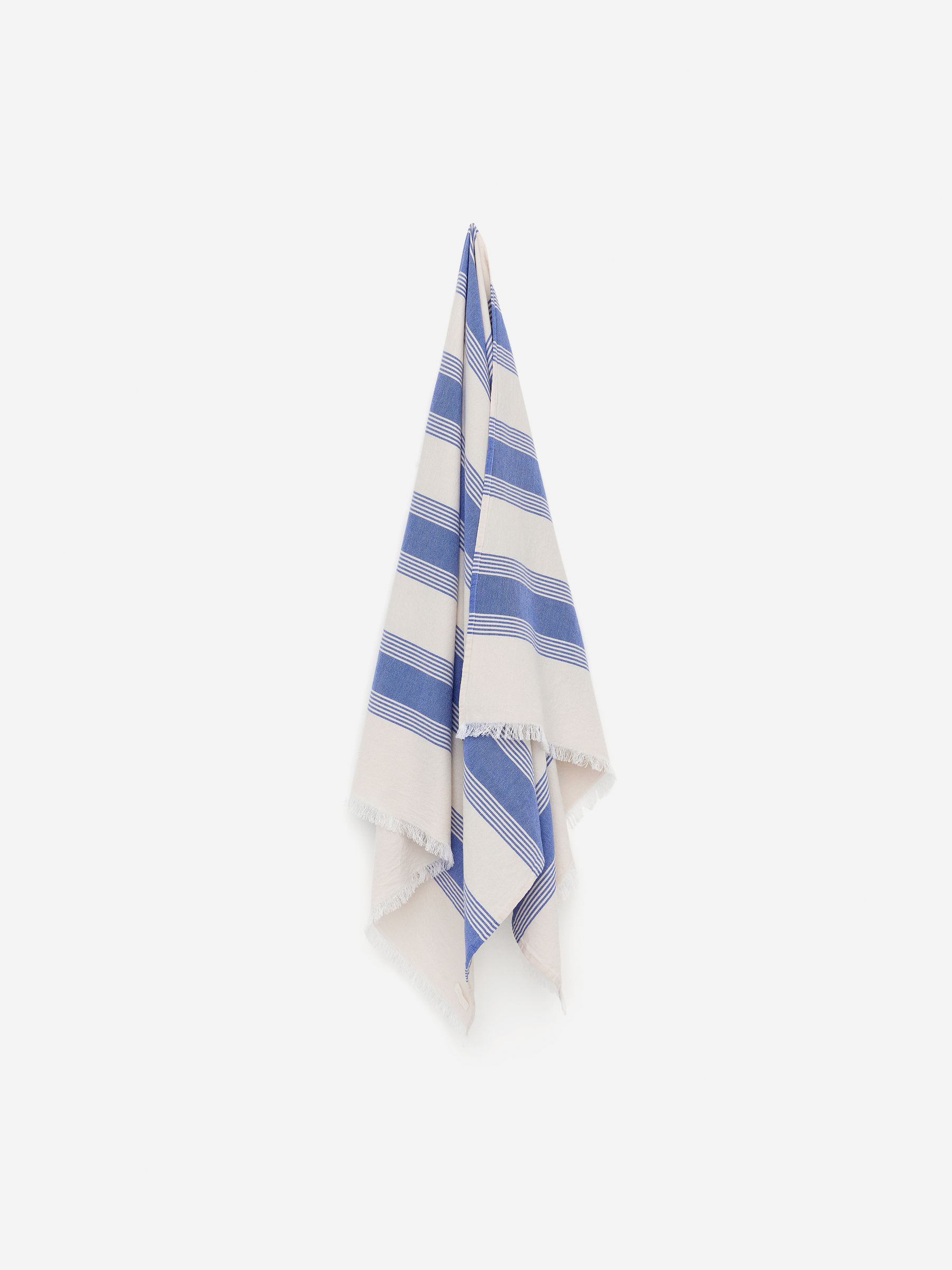 Cotton Beach Blanket-#3B4EA3-15683