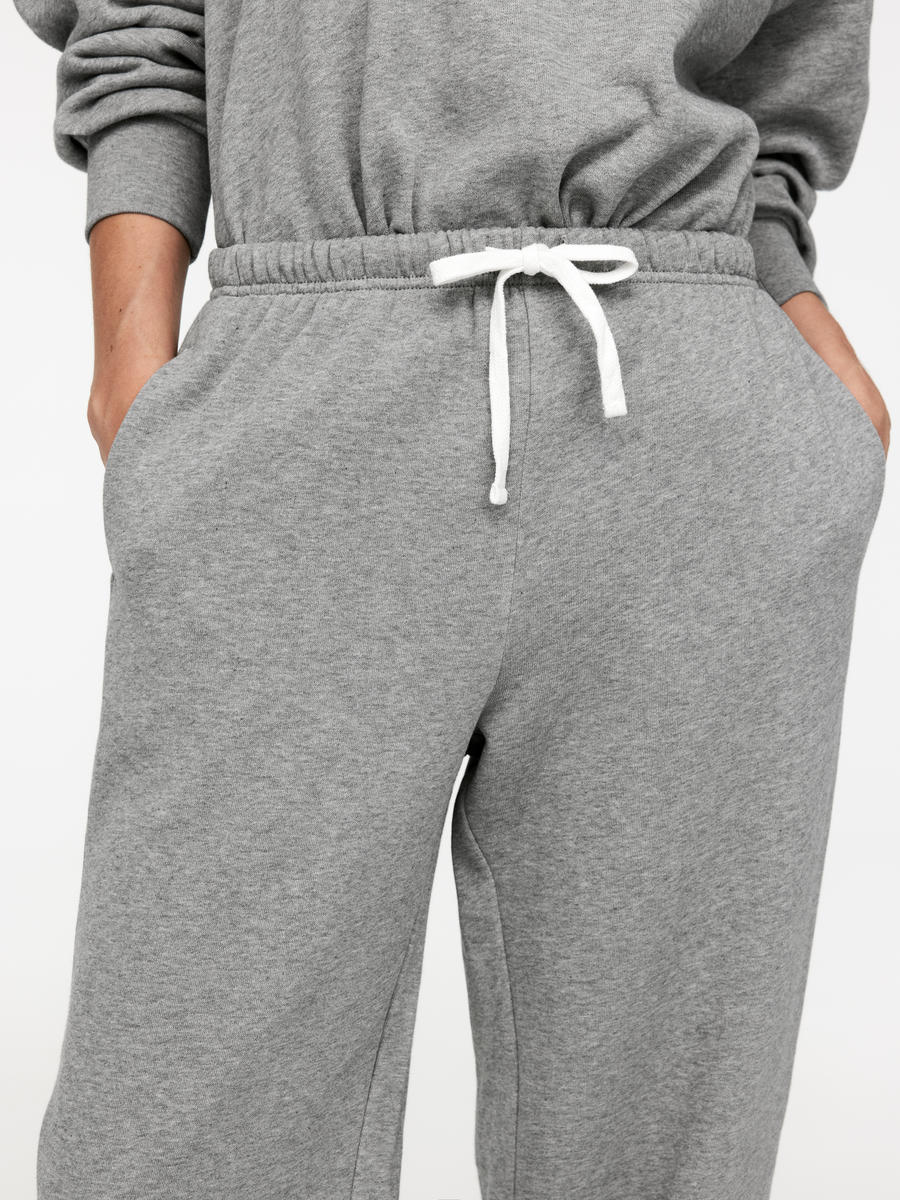 Relaxed Cotton Sweatpants-#6C6D6E-11677