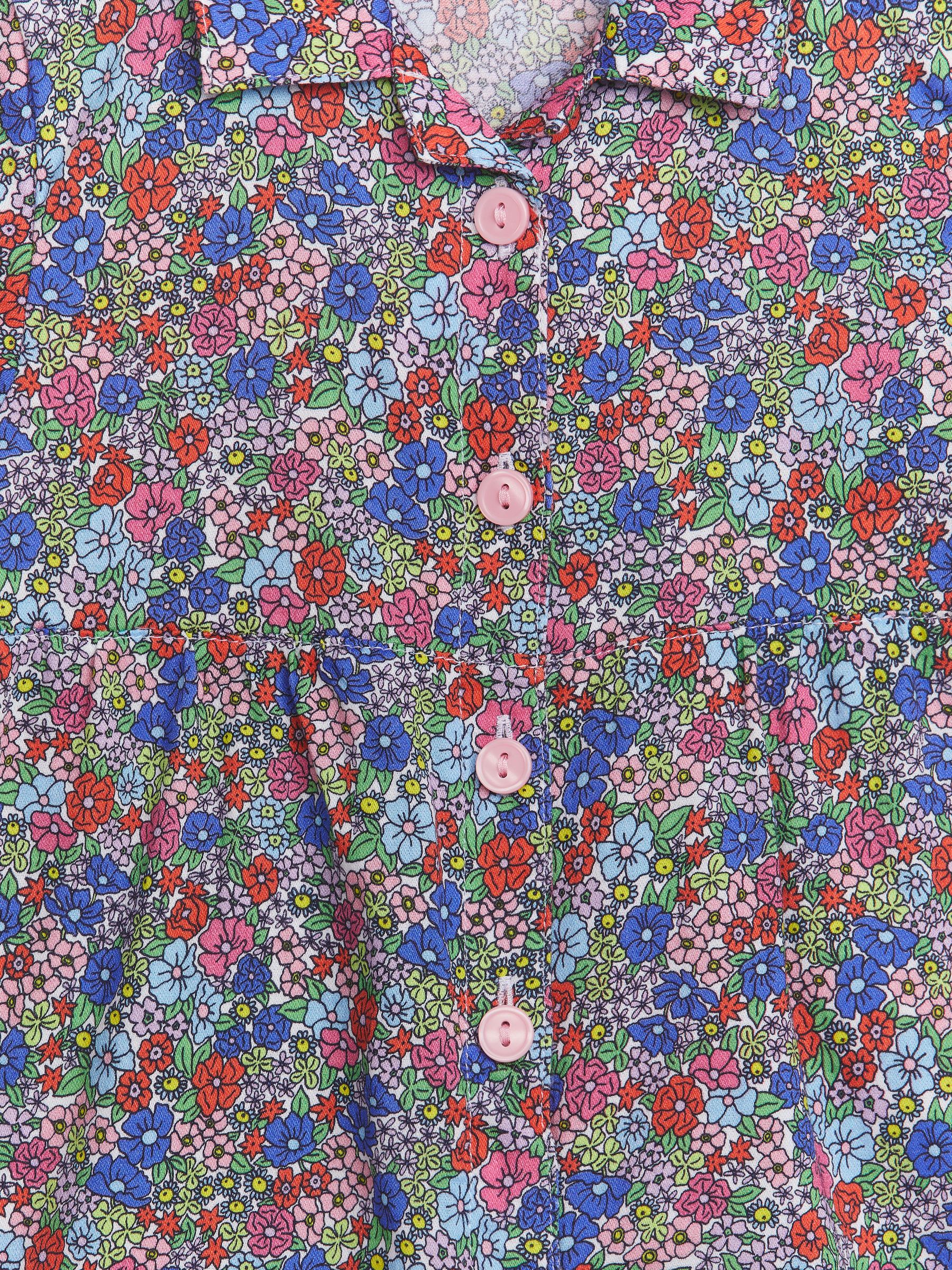 Kurzer Baumwoll-Jumpsuit - Mehrfarbig/Blumen - Loose Fit - Children - StillMedia/DescriptiveDetail - 2