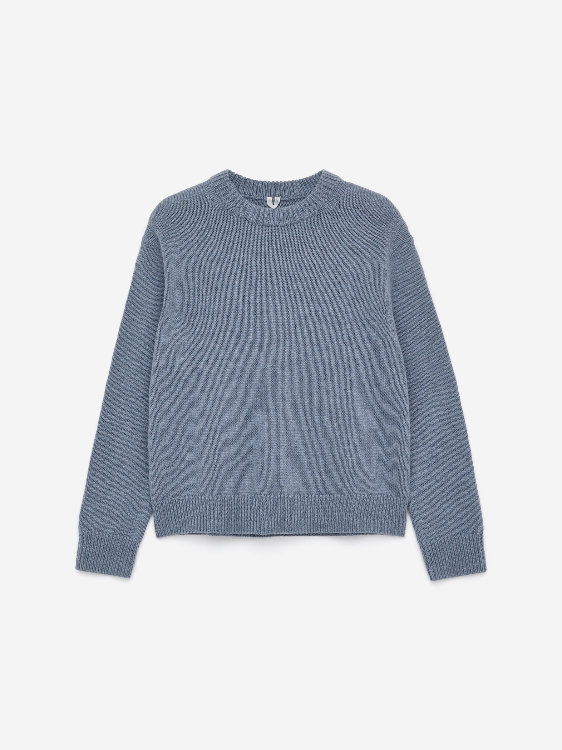 Heavy Knit Wool Jumper-Blue-16012