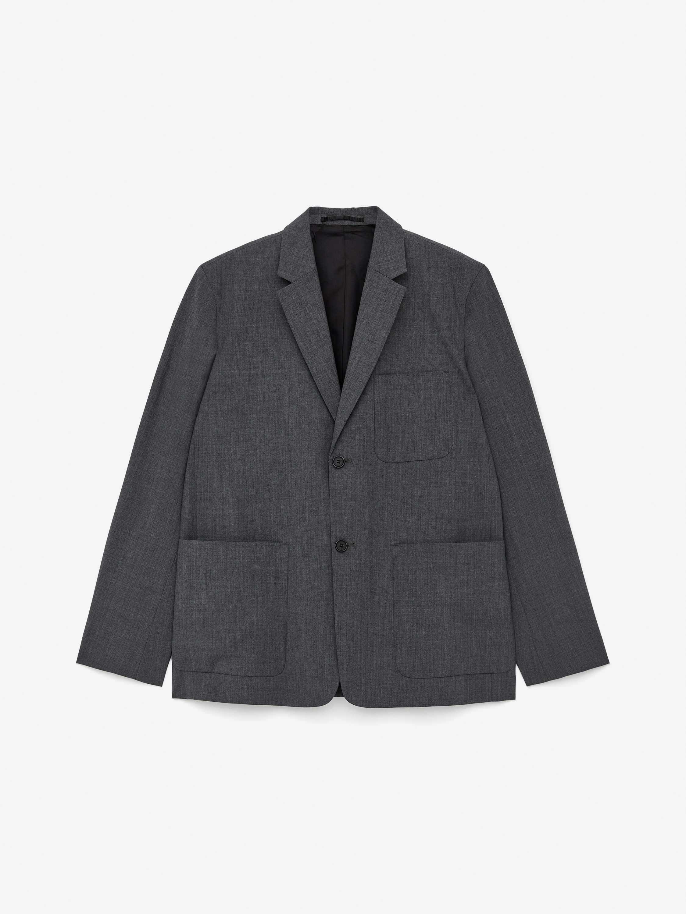 ジャケット・アウター ULTERIOR MelangeWool GabardineD/BJacket ULTERIOR MelangeWool GabardineD/BJacket ULTERIOR MELANGI