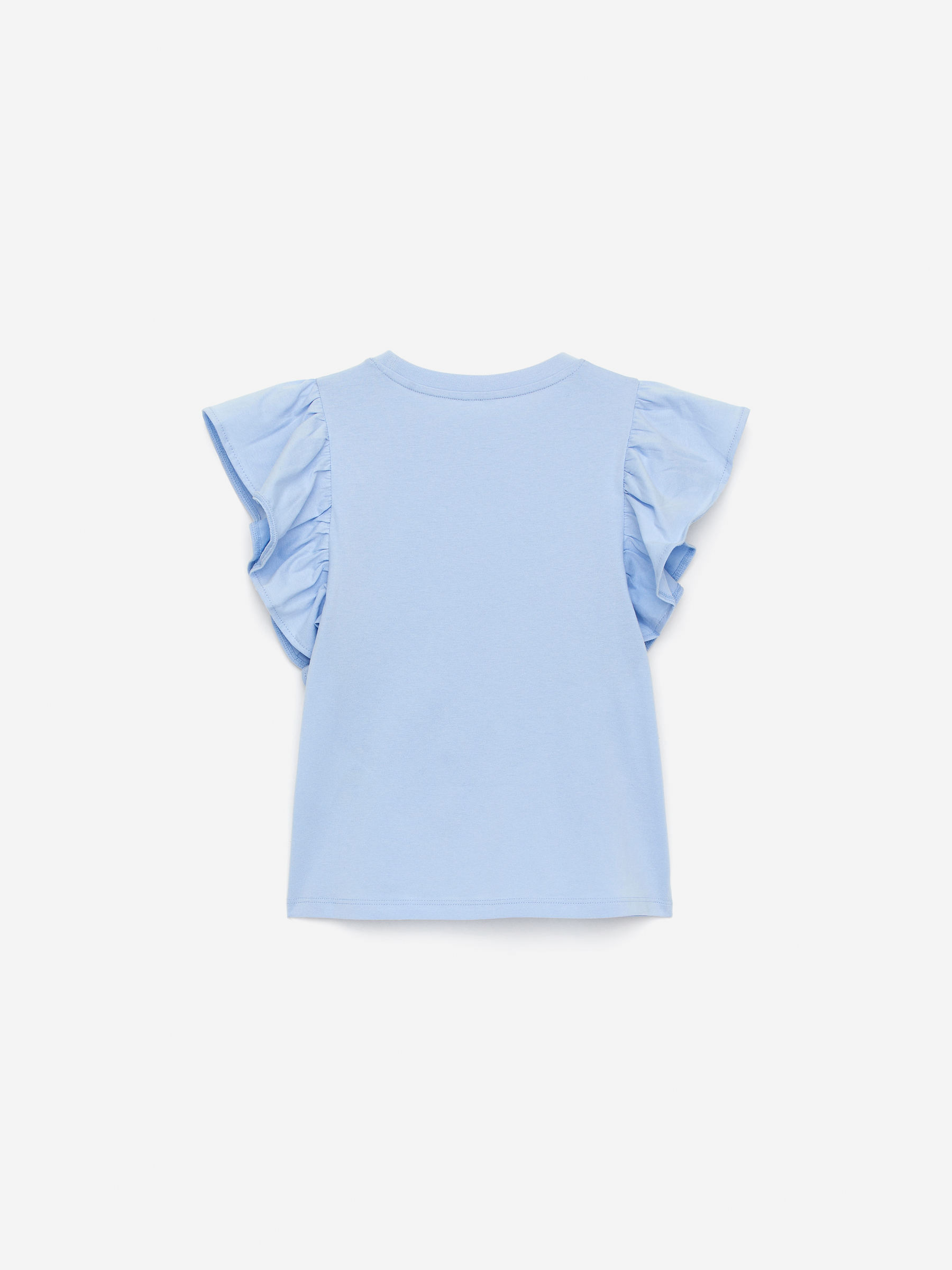 Frill Top - Light Blue - Regular fit - Children - StillMedia/DescriptiveStillLife - 2