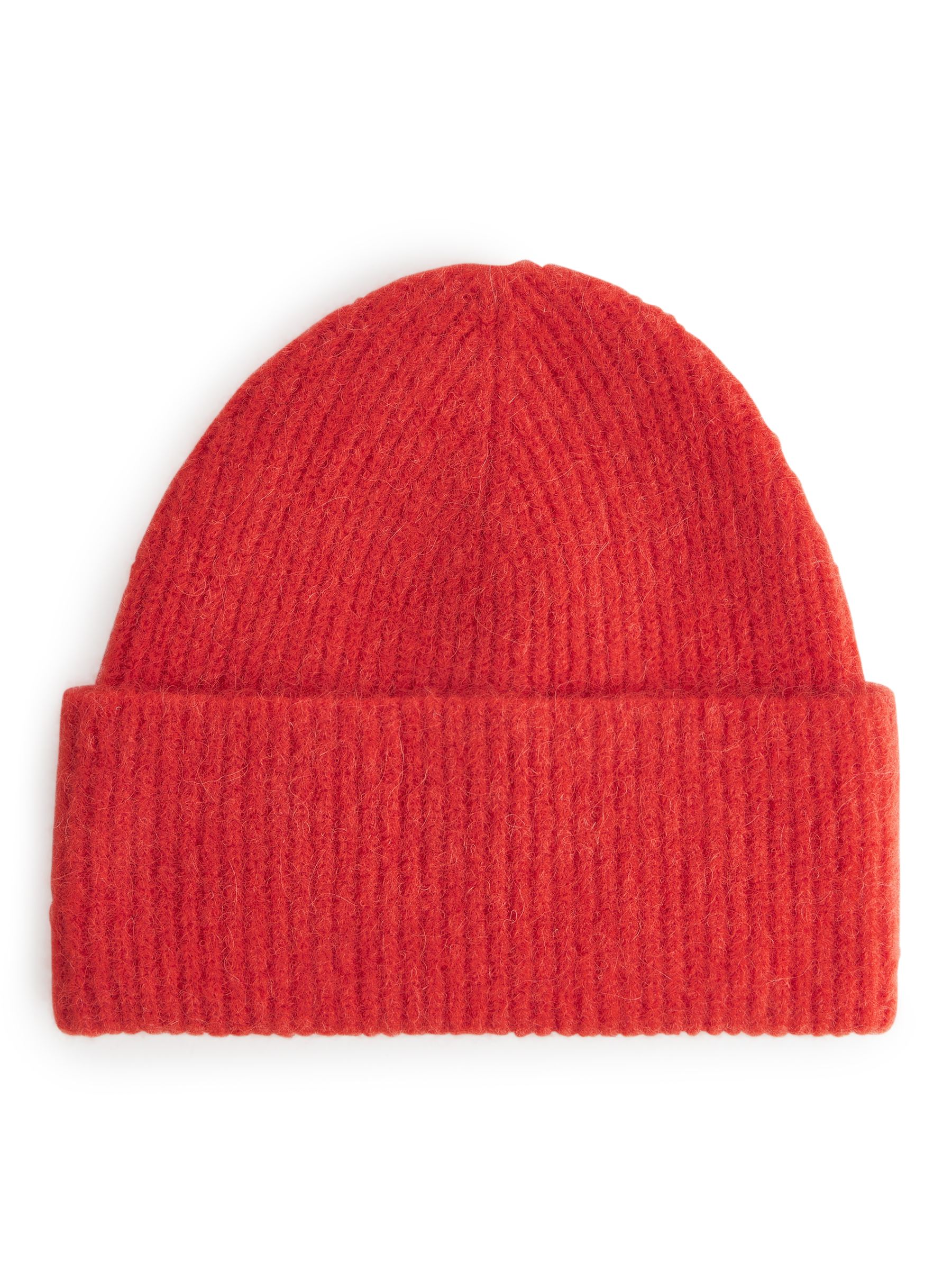 Alpaca Merino Beanie - Orange - Women - StillMedia/DescriptiveStillLife - 1