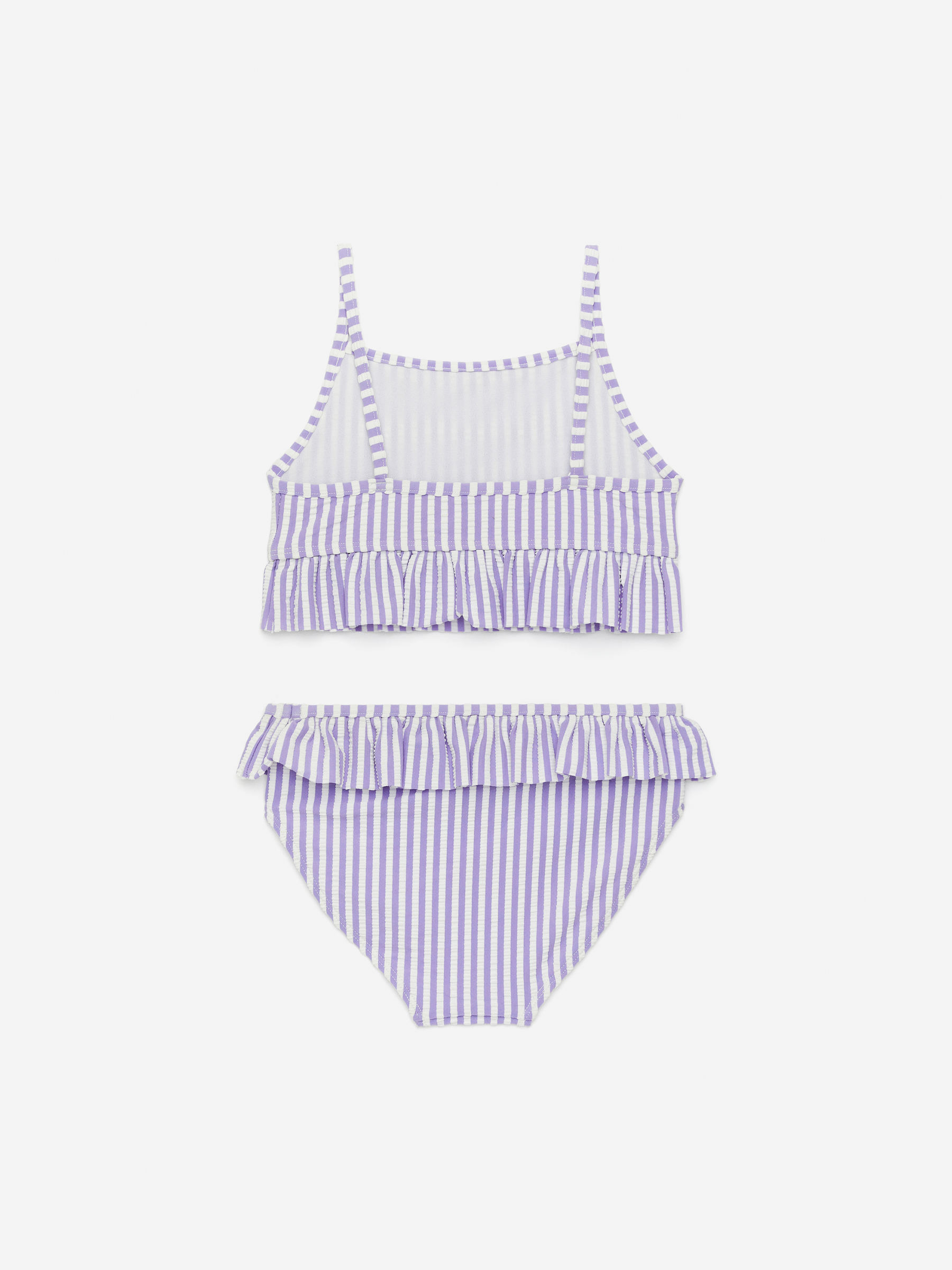 Seersucker Frill Bikini - Lilac/White - Regular fit - Children - StillMedia/DescriptiveStillLife - 2