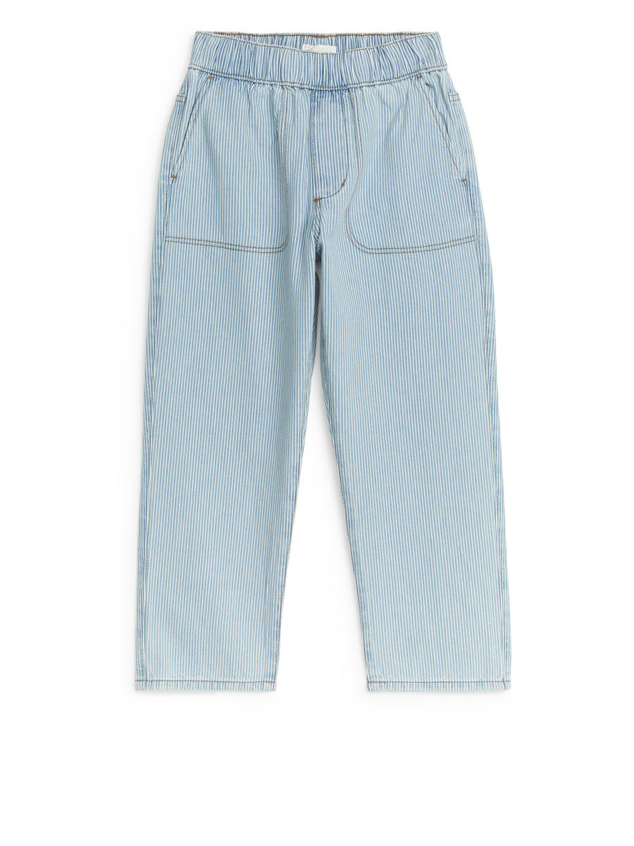 Hickory Stripe Trousers - Light Blue - Relaxed fit - Children - 1203643001