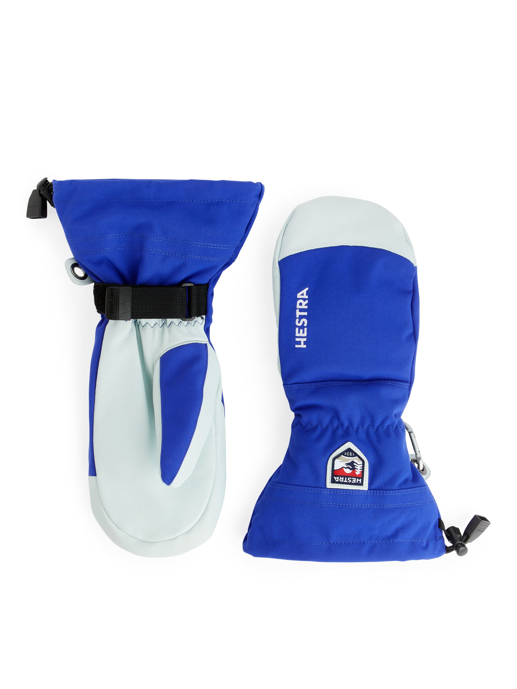 Manoplas de esquí de piel Hestra Army - Azul brillante/blanco - Women - StillMedia/DescriptiveStillLife - 2