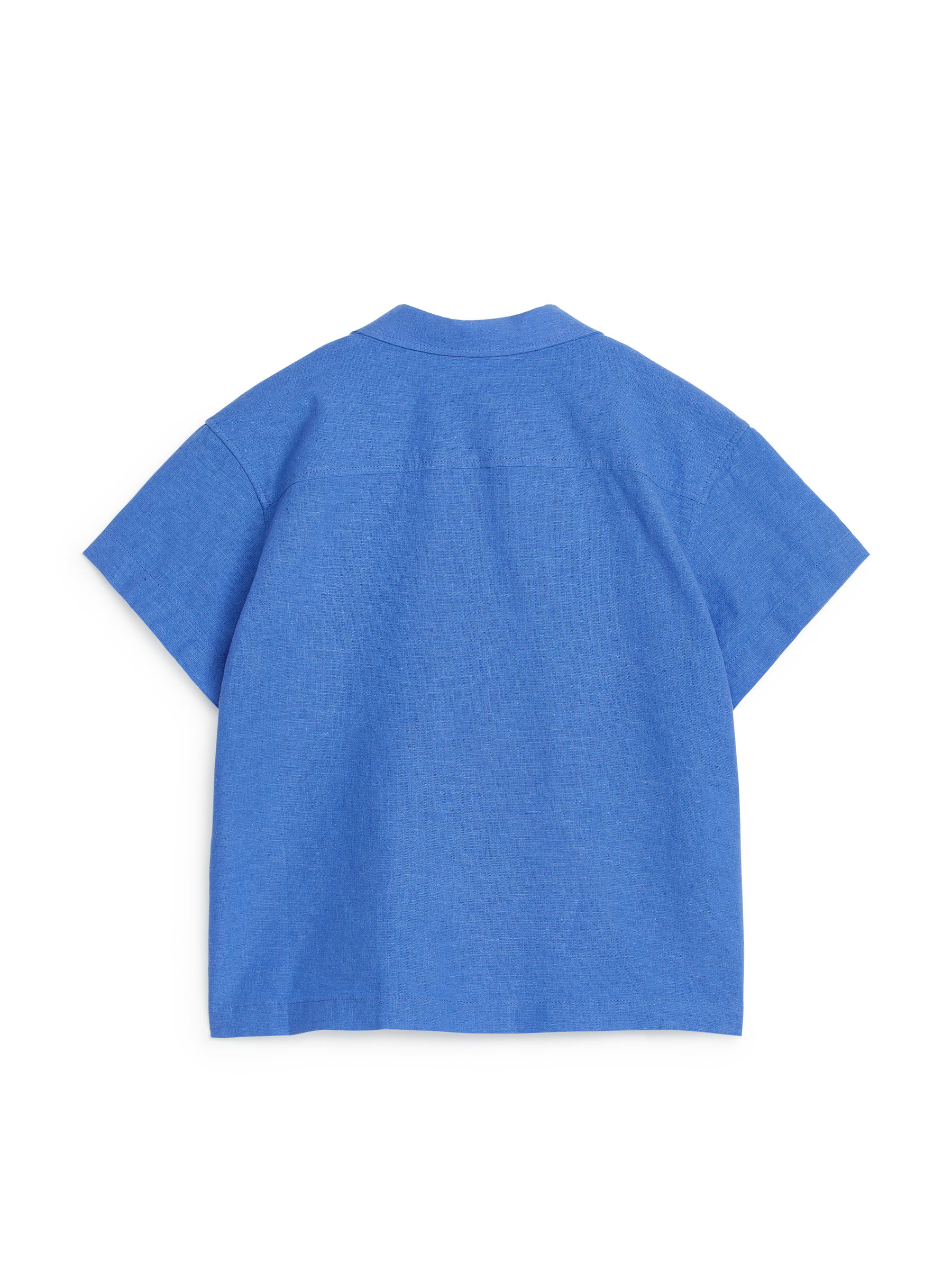 Linen-Blend Resort Shirt - Blue - Regular fit - Children - StillMedia/DescriptiveStillLife - 3