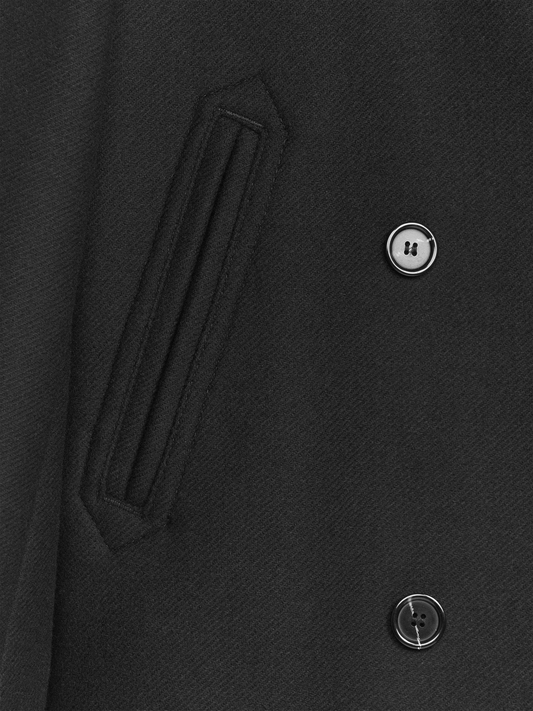 Double-Breasted Wool Coat - Black - Regular fit - Women - StillMedia/DescriptiveDetail - 10