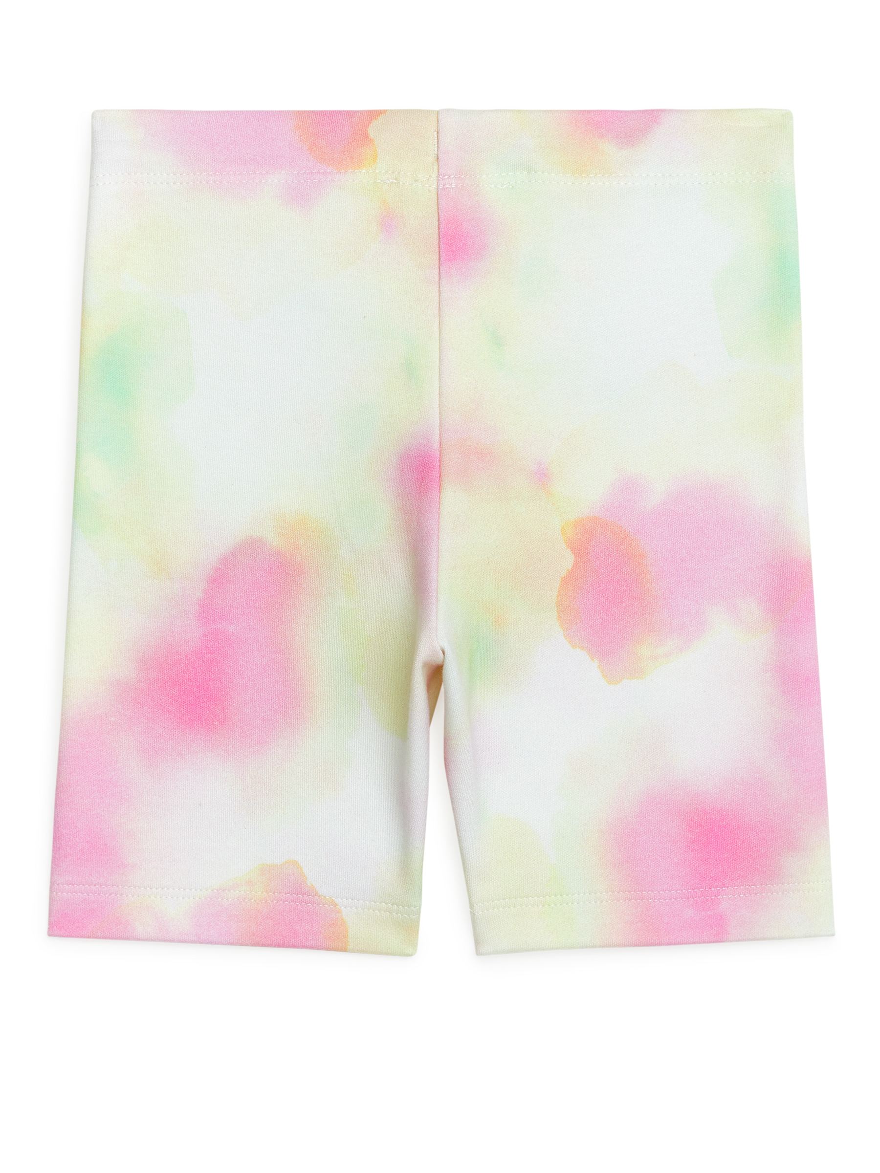 Pantalones cortos de ciclista en punto de canalé - Rosa/verde - Corte ajustado - Children - StillMedia/DescriptiveStillLife - 3