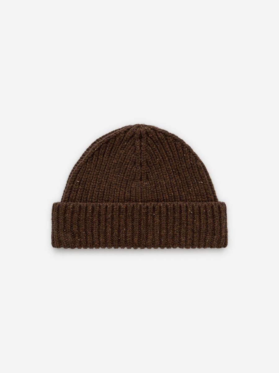 Wool Beanie-#3F3838-12314