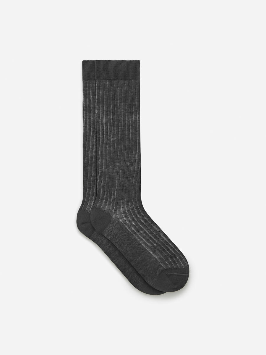 Durchscheinende Socken-#48474B-13651