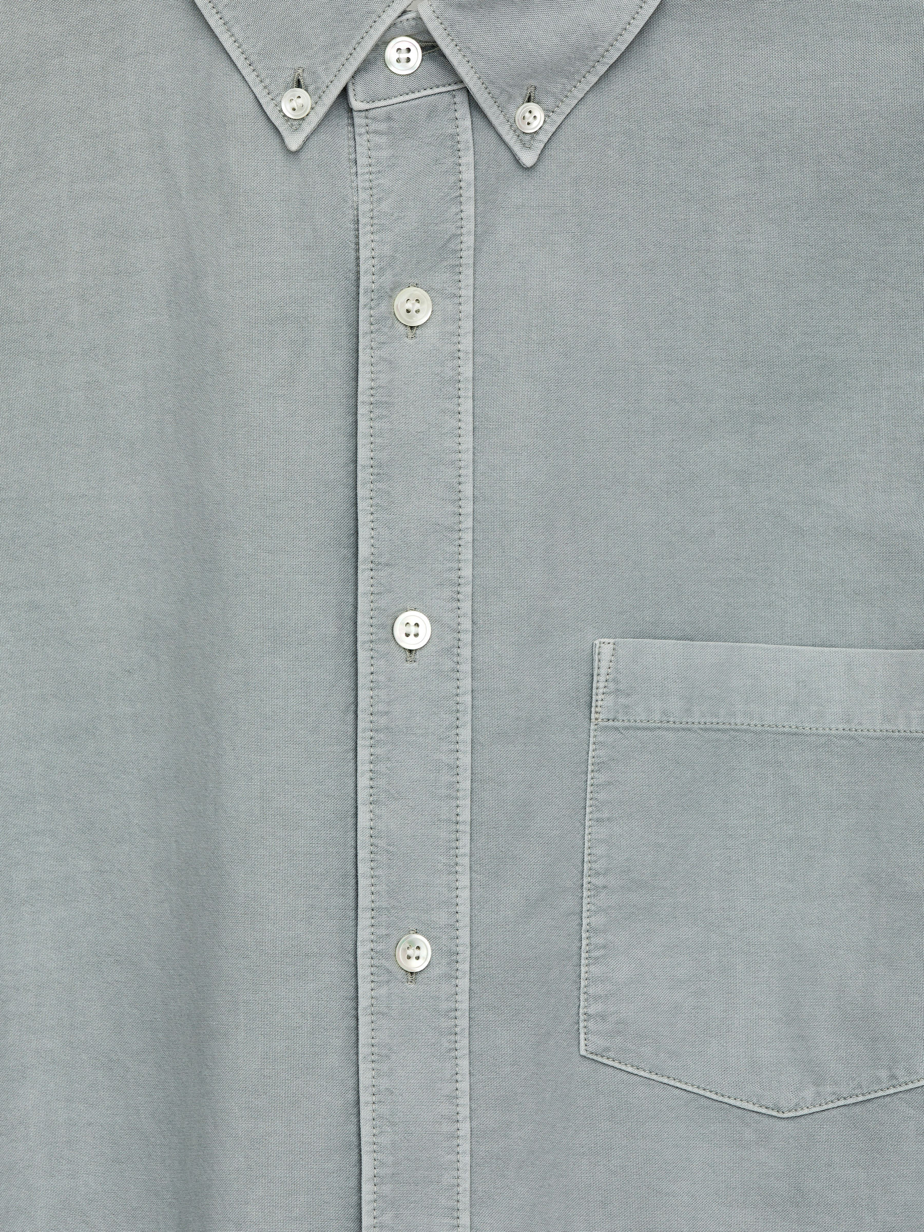Relaxed Oxford Shirt - Dusty Mint - Loose fit - Men - StillMedia/DescriptiveDetail - 2