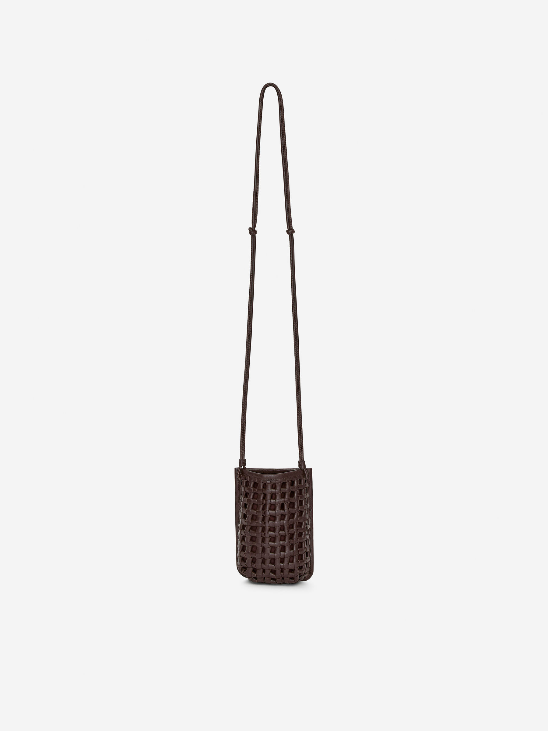 Leather Phone Case - Dark Brown - Women - StillMedia/DescriptiveStillLife - 3