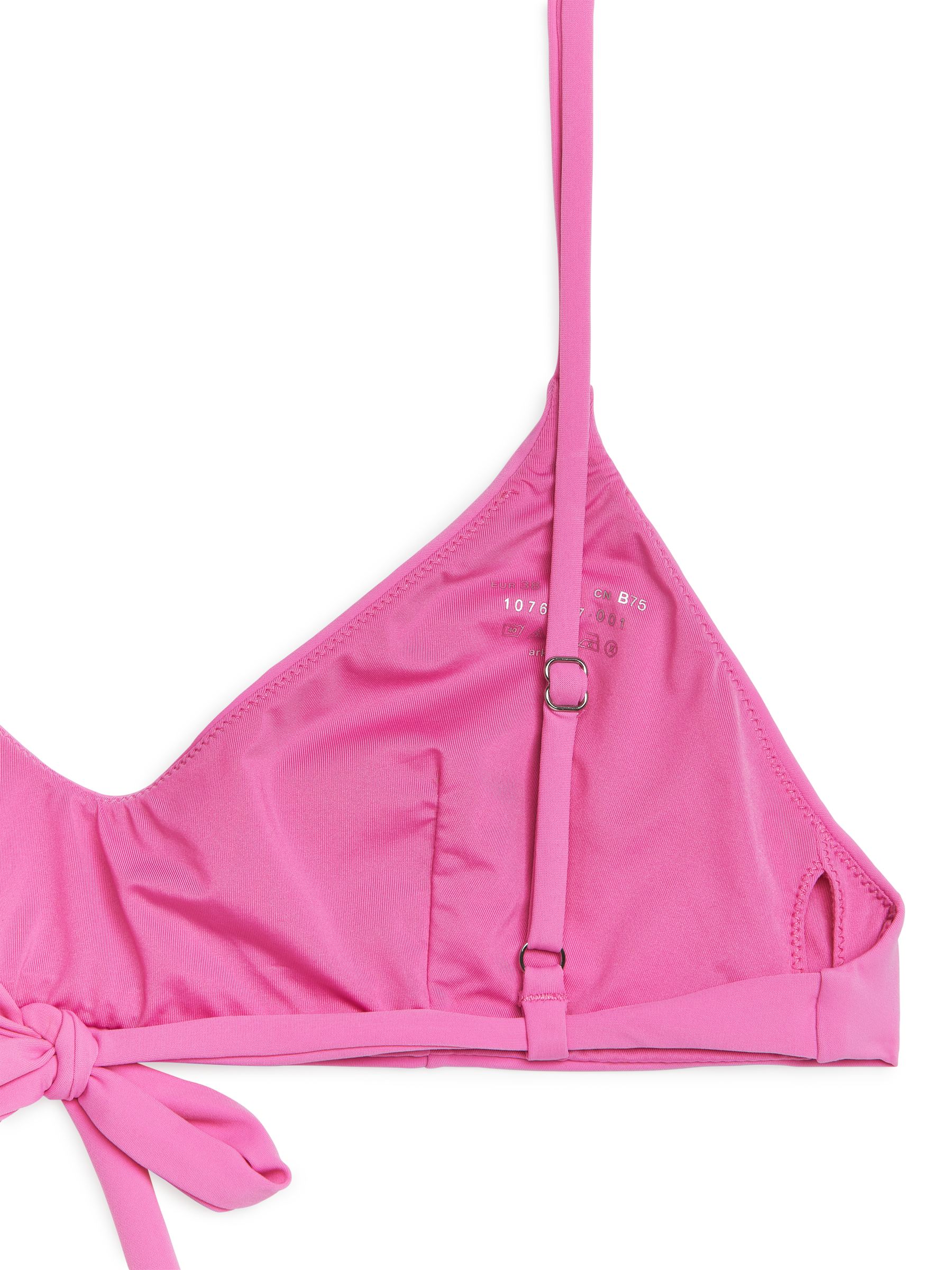 Tie-Back Bikini Top - Pink - Women - StillMedia/DescriptiveDetail - 2