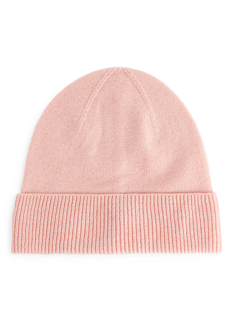 Beanie aus Merinowolle-#D1B3B3-13435