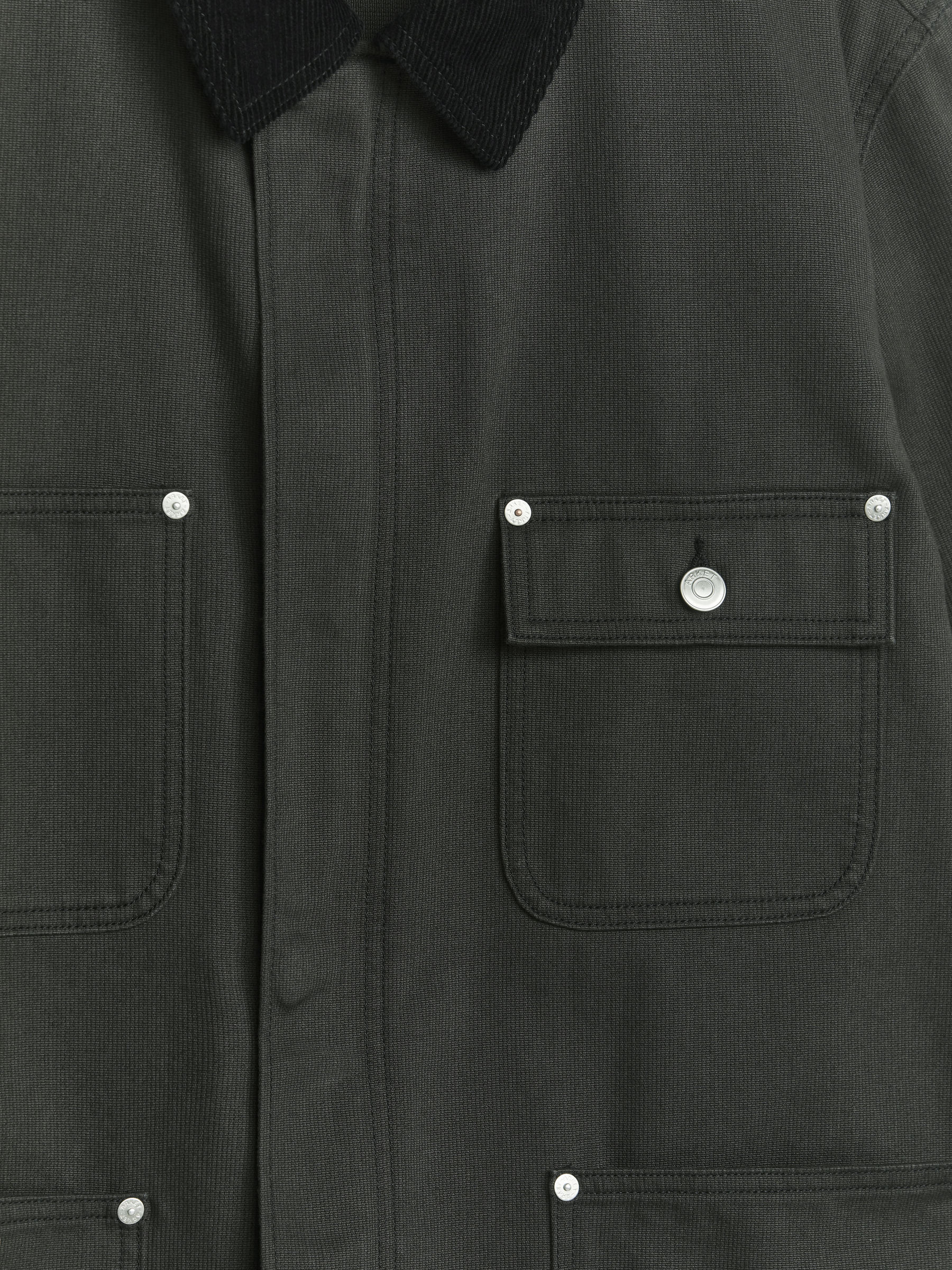 Cotton Overshirt - Black - Relaxed fit - Men - StillMedia/DescriptiveDetail - 1