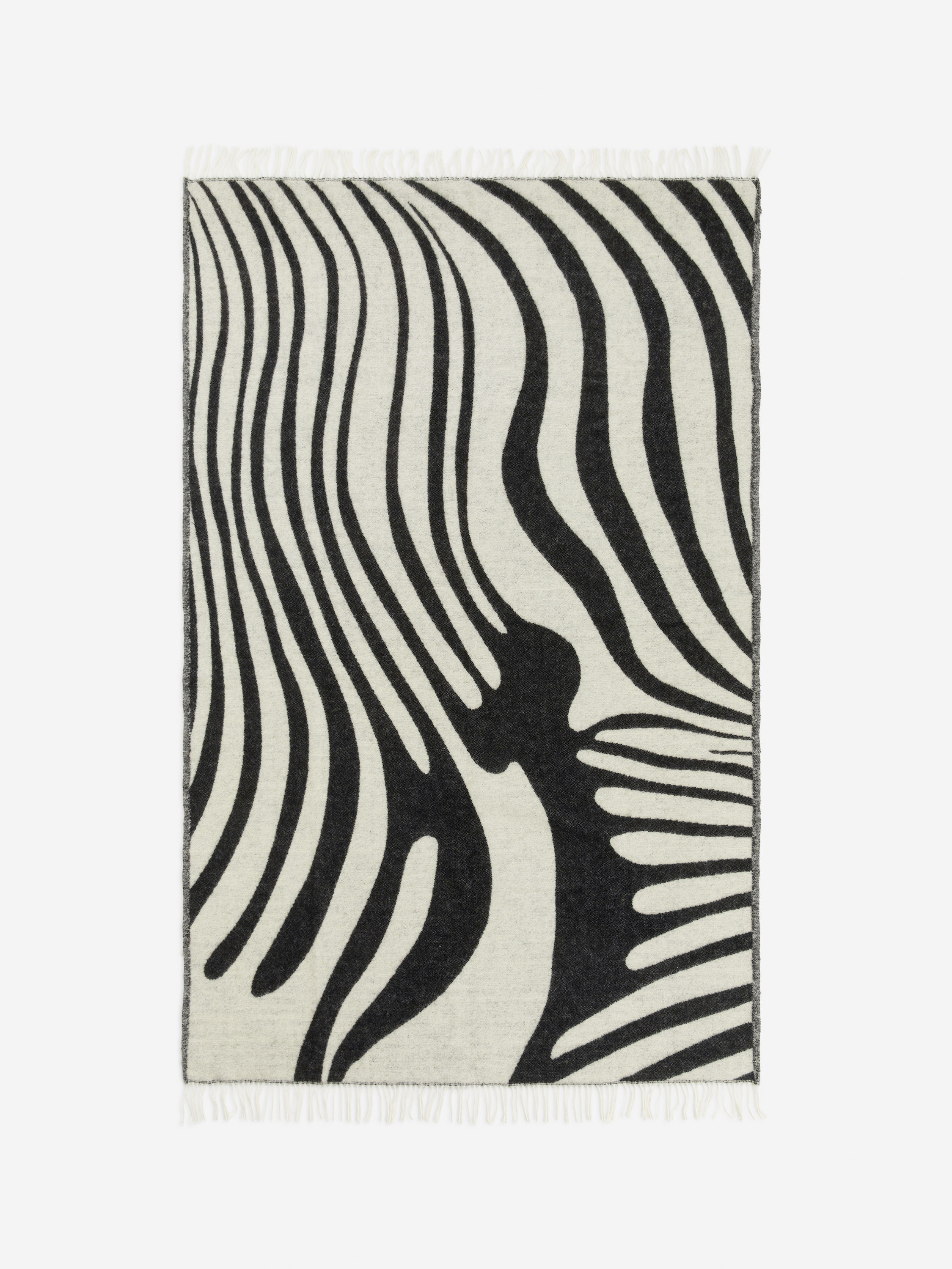 〈未使用品〉KLIPPAN CLASSIC WOOLblanket ZEBRA 701aa19d242947aef610d59bf489e4