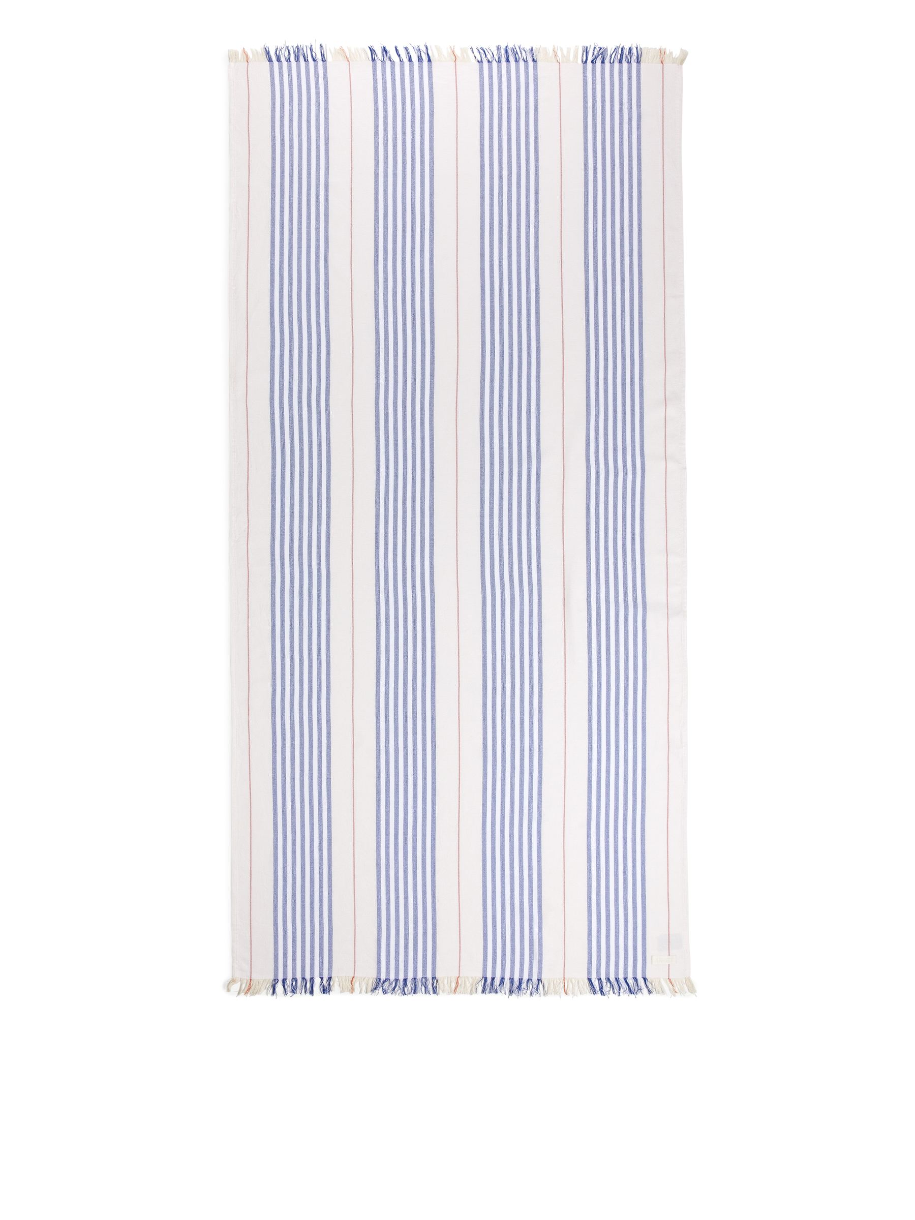 Cotton Beach Blanket - White/Blue/Red - Homeware - StillMedia/DescriptiveStillLife - 1