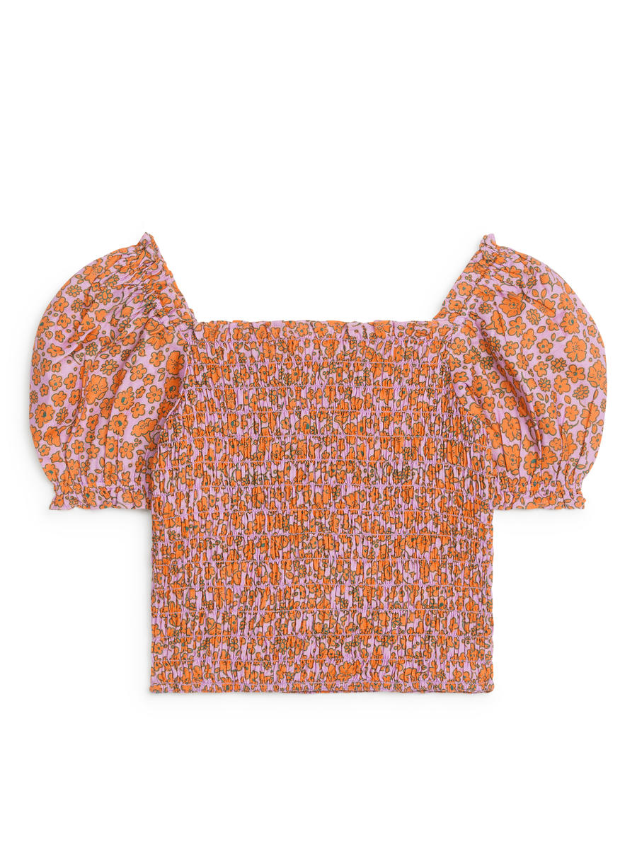 Smock Top - Orange/Lilac - Slim fit - Children - 1211901001