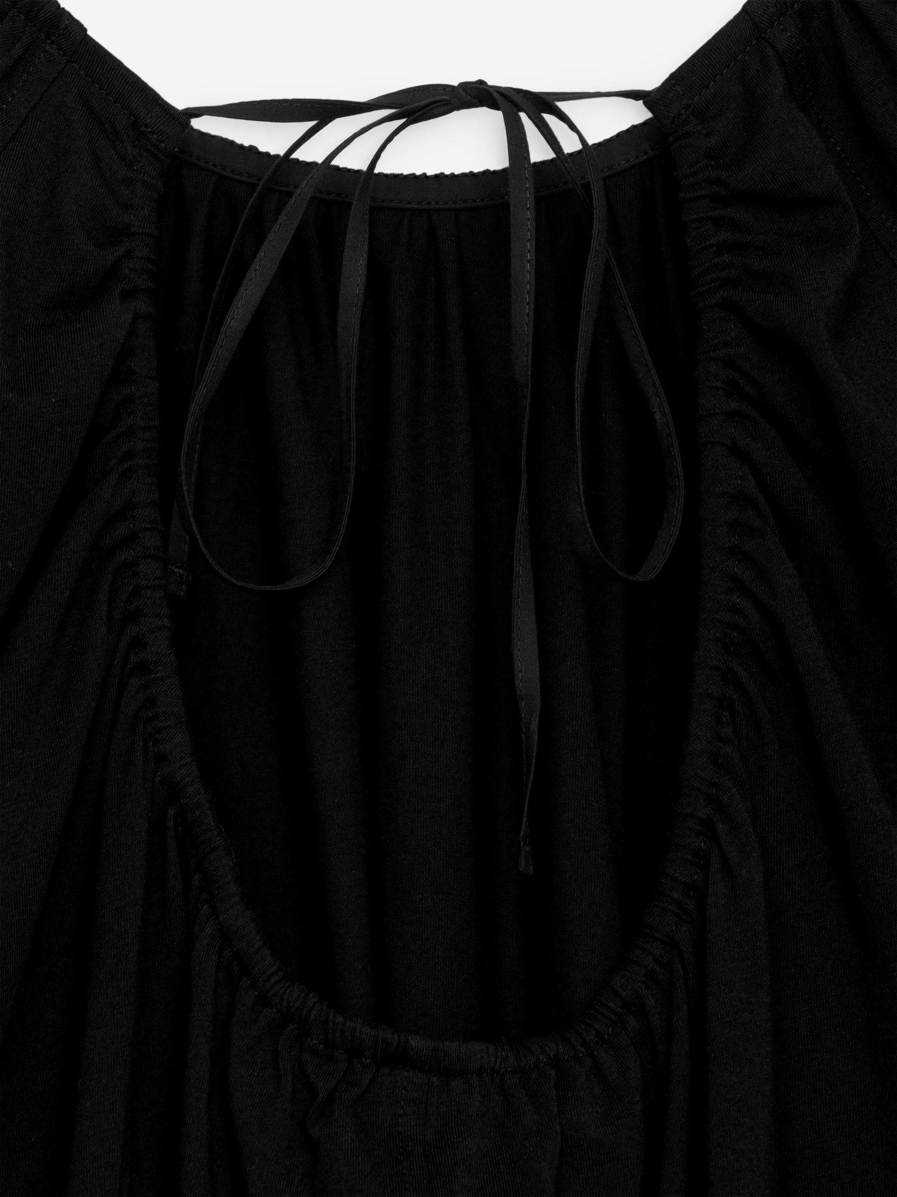 Robe à dos ouvert - Noir - Loose fit - Femme - StillMedia/DescriptiveDetail - 1