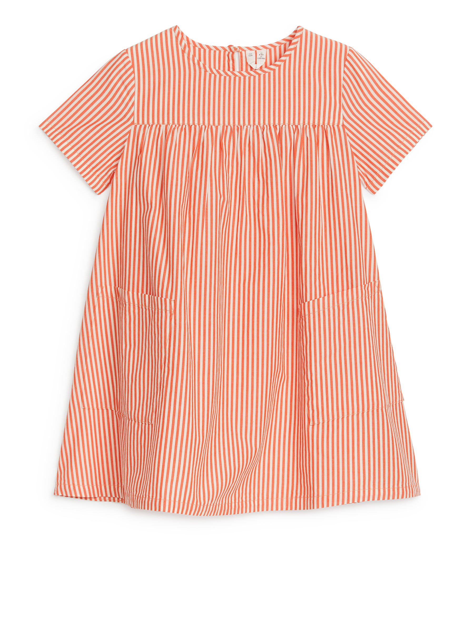 Baumwollkleid - Weiß/Rot - Regular Fit - Kinder - StillMedia/DescriptiveStillLife - 1