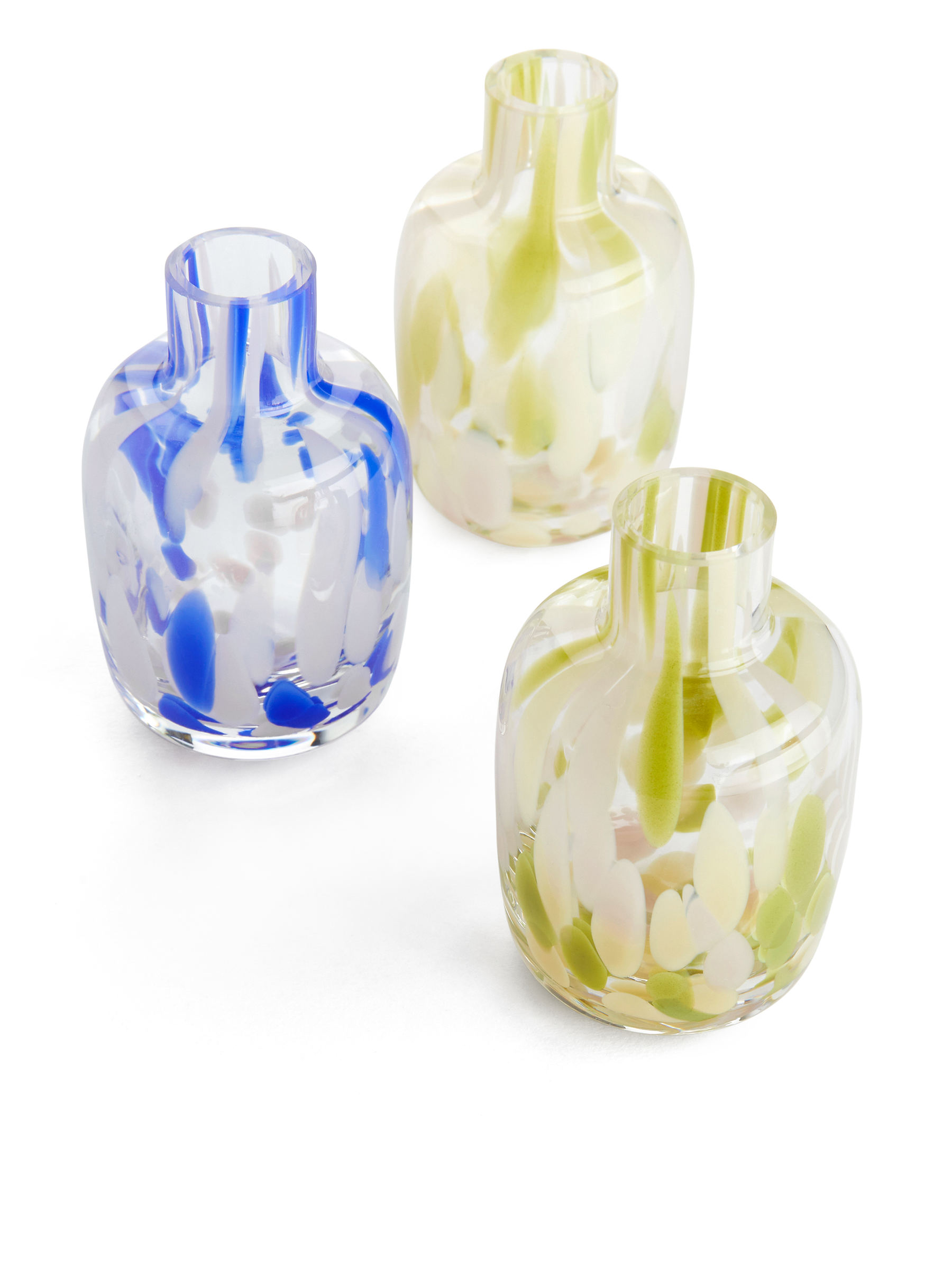 Confetti Vase 9 cm - Clear/Green - Homeware - StillMedia/DescriptiveStillLife - 3