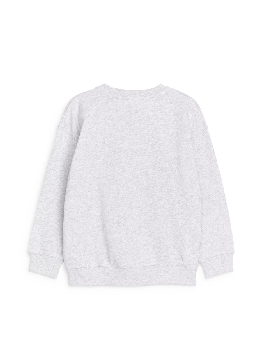 Relaxed Sweatshirt-#C8C8C8-11681