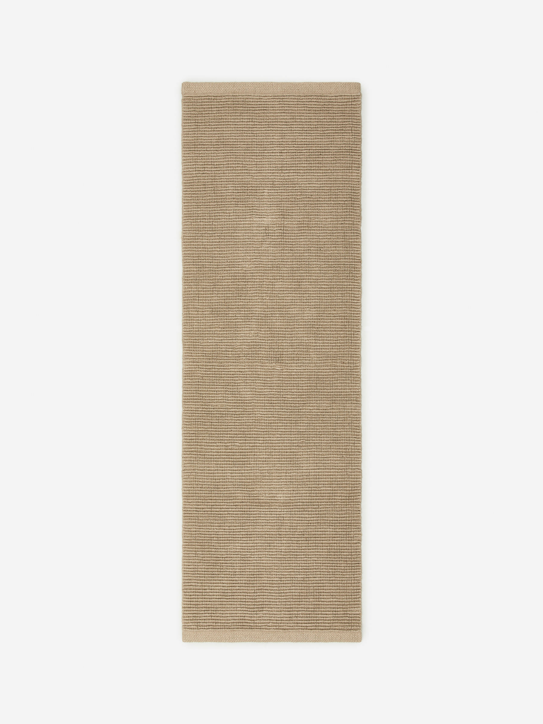 Tapis de couloir en jute 80 x 250 cm-#DED8C5-15334