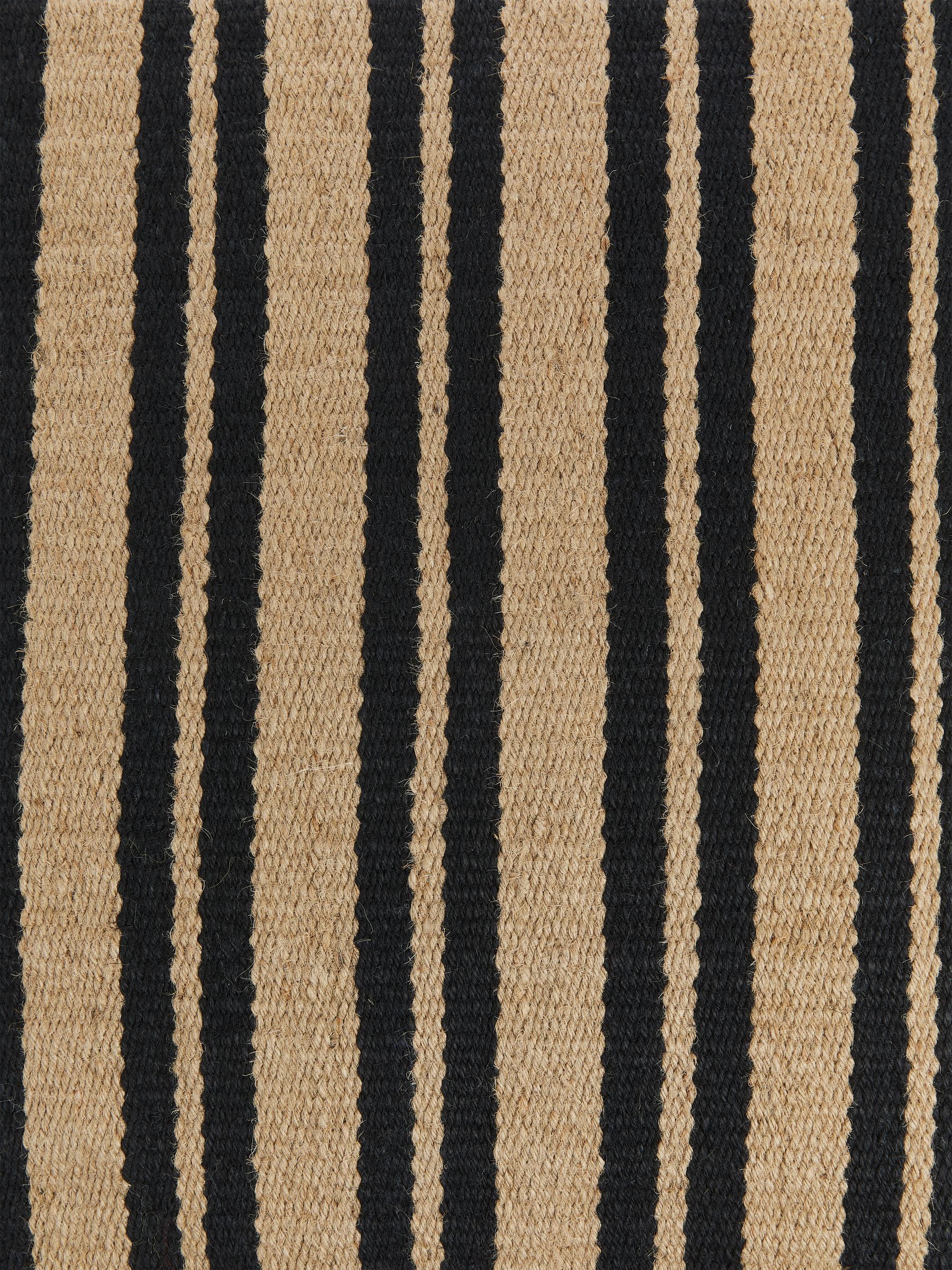 Kissenbezug aus Jute, 60 x 60 - Schwarz/Beige - Haushaltswaren - StillMedia/DescriptiveDetail - 2