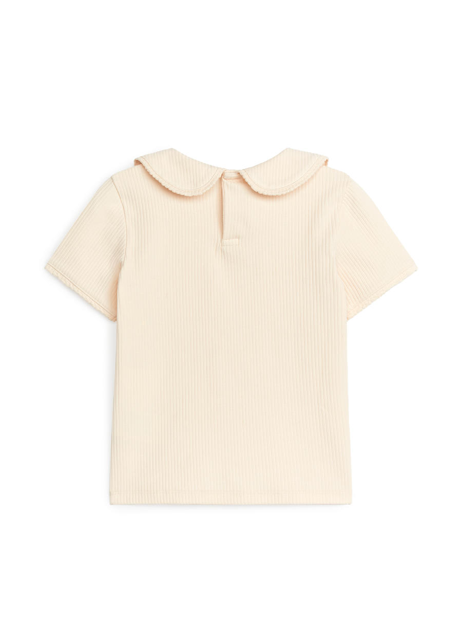 Frill Collar Top - Beige - Regular fit - Children - 1223506001