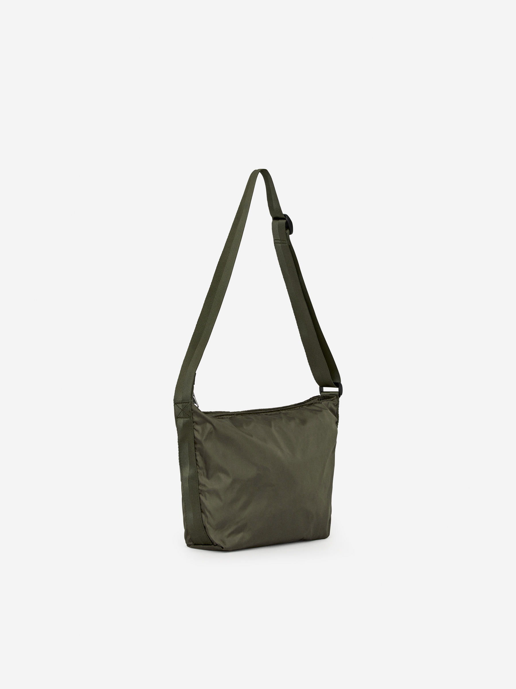 Kleine, faltbare Kuriertasche-#57564B-14883