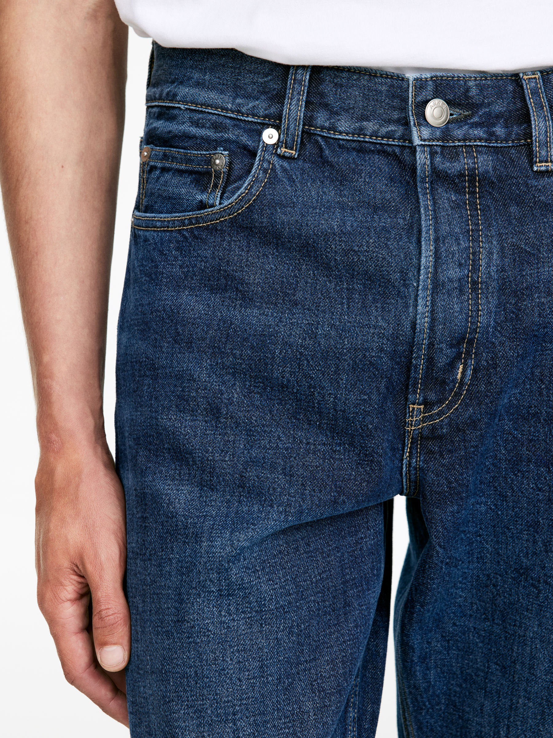 OCEAN Loose Straight Jeans - Dunkelblau - Loose Fit - Men - StillMedia/Lookbook - 11
